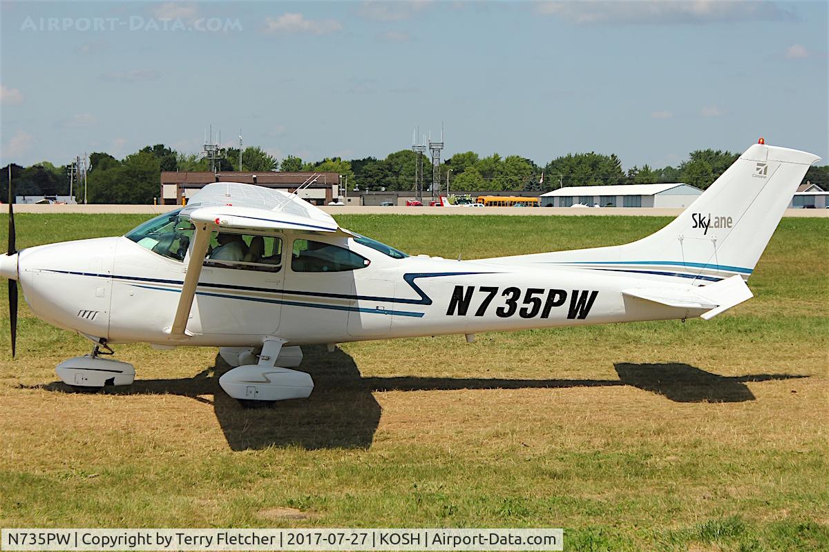 N735PW, 1977 Cessna 182Q Skylane C/N 18265586, At 2017 EAA AirVenture at Oshkosh