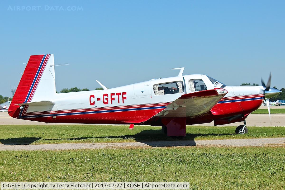 C-GFTF, 1976 Mooney M20F Executive C/N 22-1378, At 2017 EAA AirVenture at Oshkosh