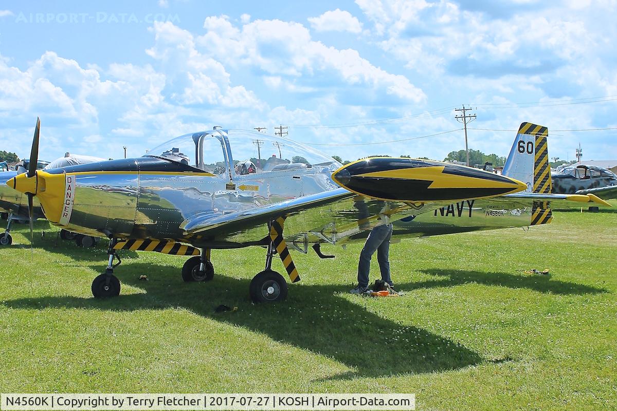 N4560K, 1948 Ryan Navion A C/N NAV-4-1560, At 2017 EAA AirVenture at Oshkosh