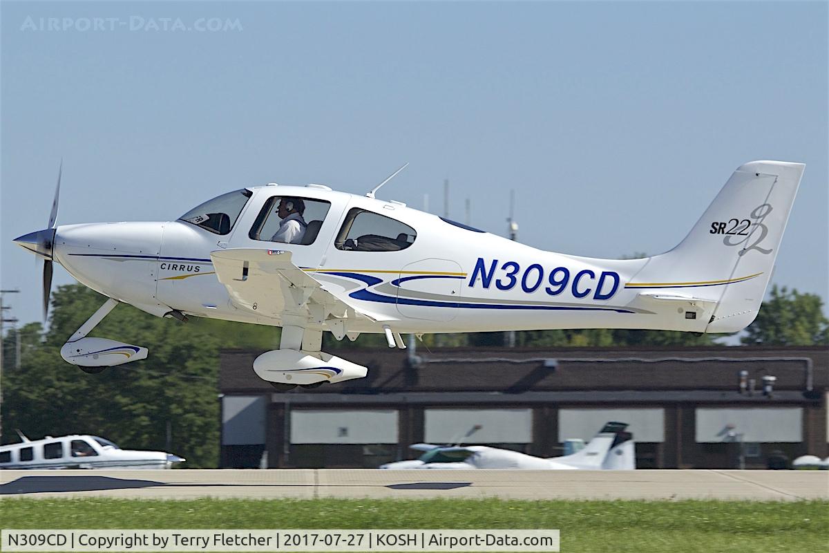 N309CD, 2004 Cirrus SR22 G2 C/N 1104, At 2017 EAA AirVenture at Oshkosh