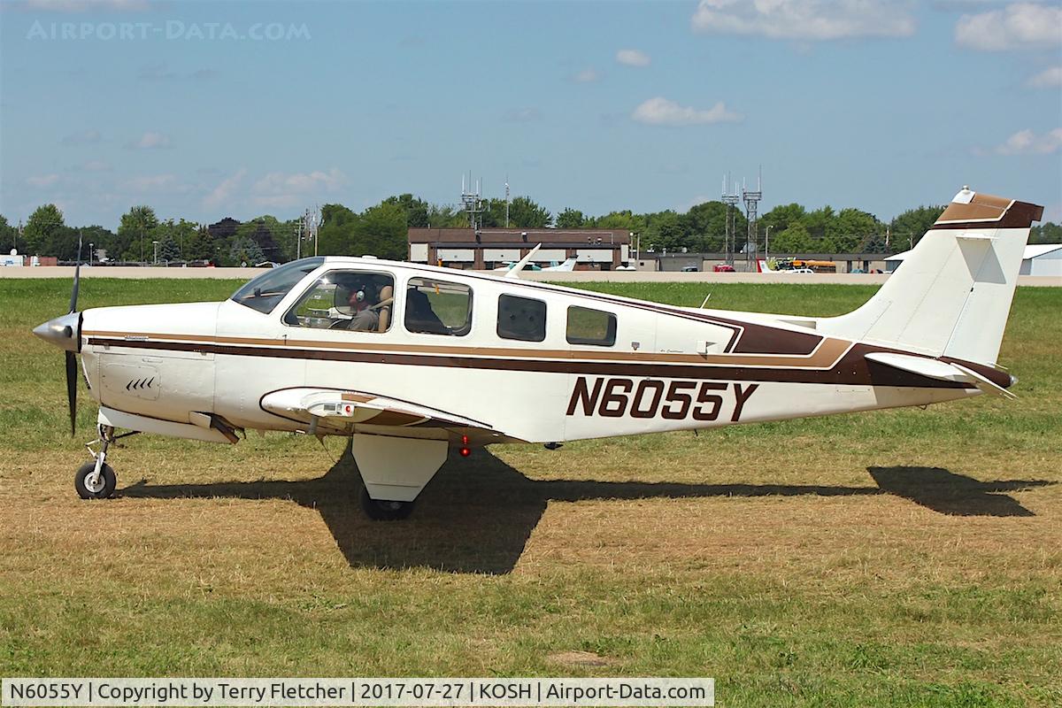 N6055Y, 1979 Beech A36 Bonanza 36 C/N E-1503, At 2017 EAA AirVenture at Oshkosh