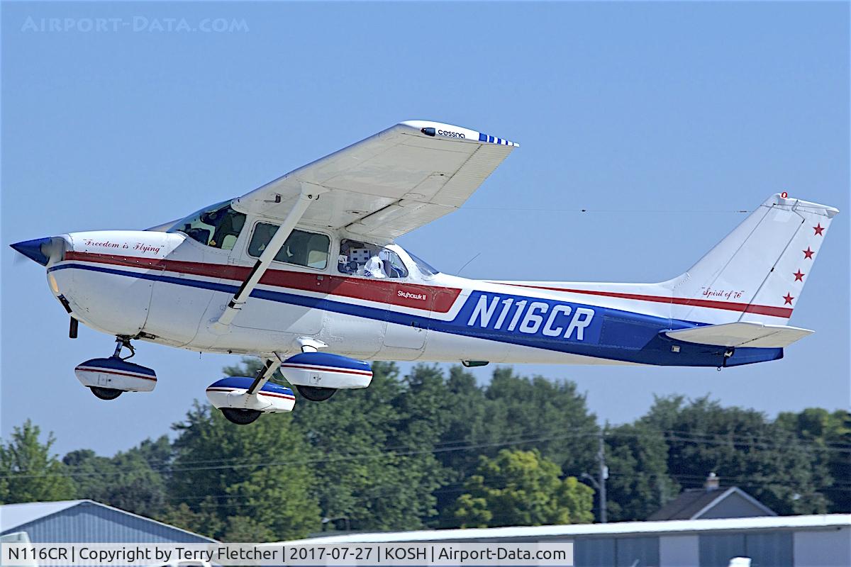 N116CR, 1976 Cessna 172M C/N 17266965, At 2017 EAA AirVenture at Oshkosh