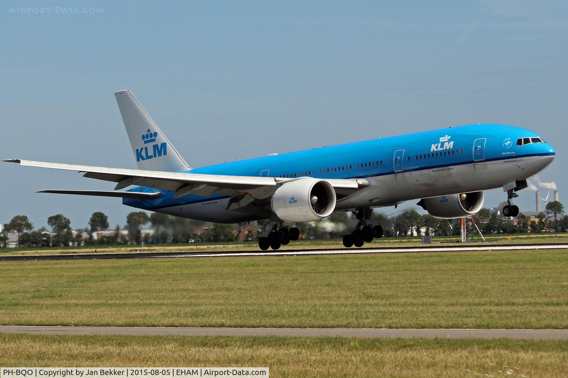 PH-BQO, 2007 Boeing 777-206/ER C/N 35295, Schiphol Amsterdam