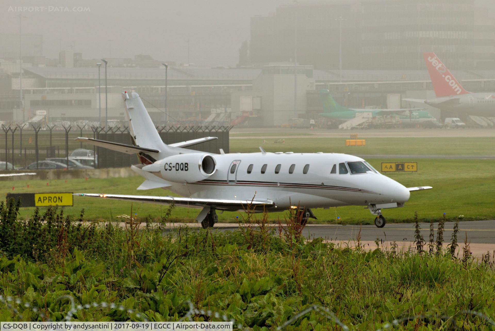CS-DQB, 2008 Cessna 560XL Citation XLS C/N 560-5803, just left the [FBO exc ramp]