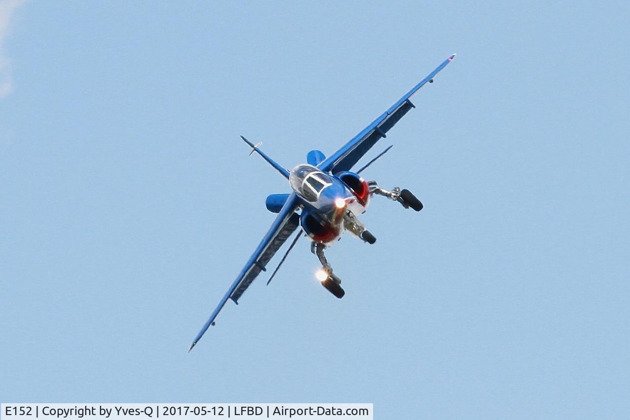 E152, Dassault-Dornier Alpha Jet E C/N E152, Dassault Dornier Alphajet E (F-UHRT), Athos 07 of Patrouille de France 2017, Bordeaux-Mérignac Air Base 106 (LFBD-BOD) Open day 2017