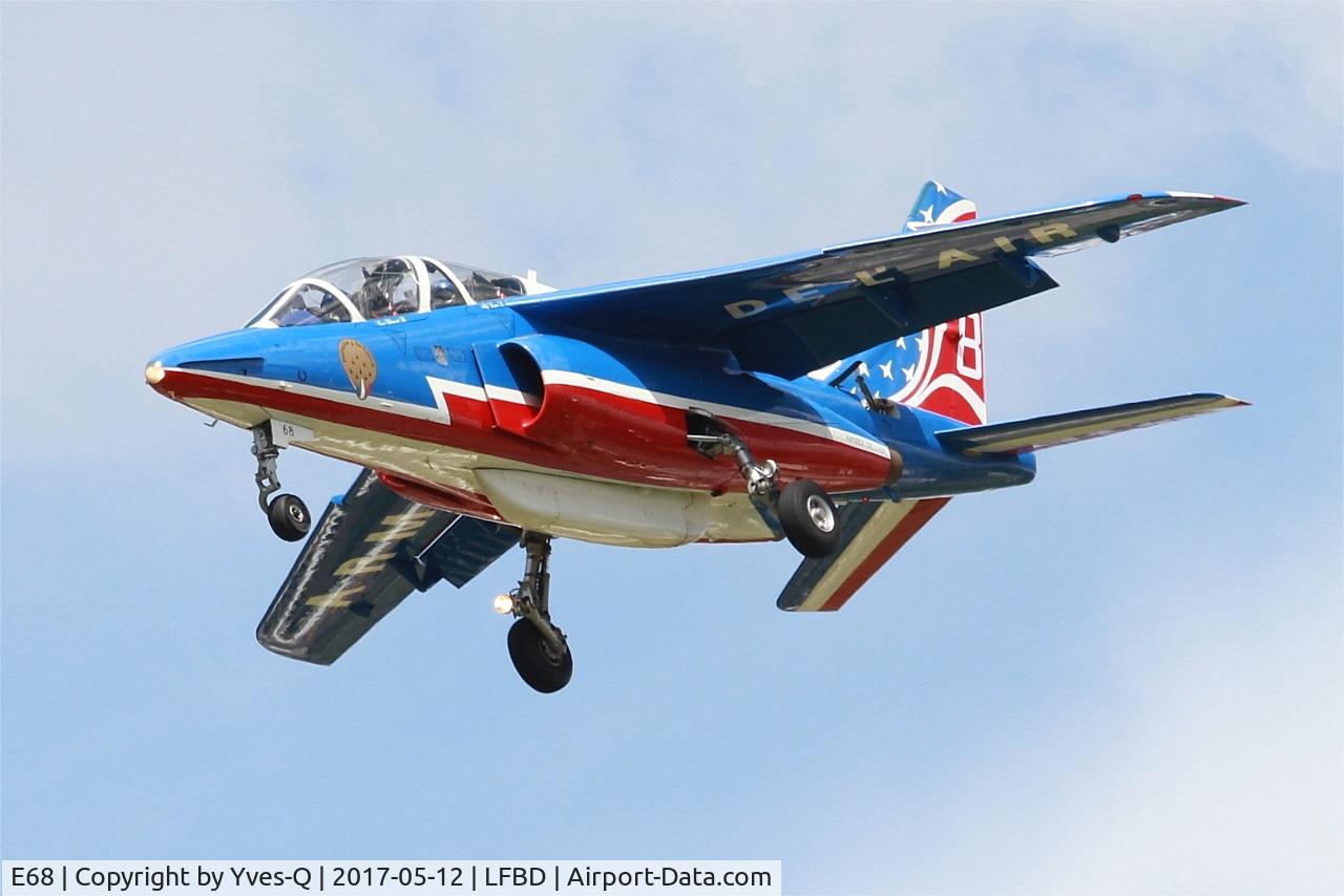 E68, Dassault-Dornier Alpha jet E C/N E68, Dassault-Dornier Alpha Jet E (F-TEMO), Athos 08 of Patrouille de France 2017, Bordeaux-Mérignac Air Base 106 (LFBD-BOD) Open day 2017