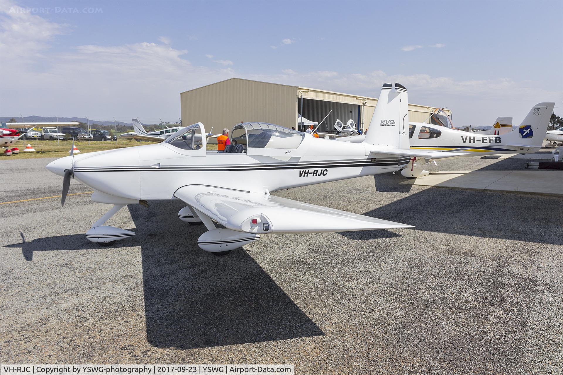 VH-RJC, 2015 Vans RV-9A C/N 91961, Van's Aircraft RV9A (VH-RJC) on display during the Wagga City Aero Club open day at Wagga Wagga Airport.