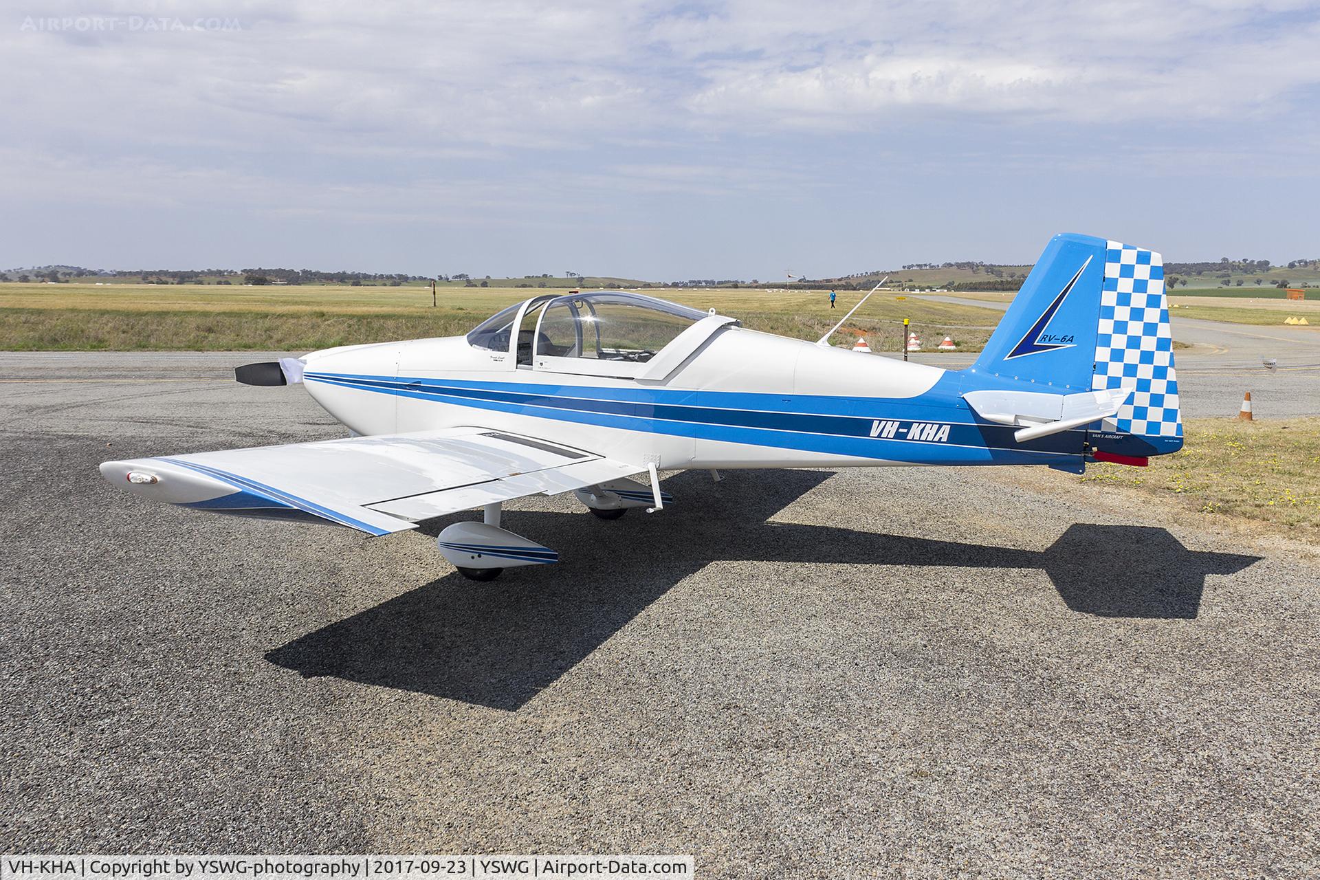 VH-KHA, 1998 Vans RV-6A C/N N389, Van's Aircraft RV6A (VH-KHA) on display during the Wagga City Aero Club open day at Wagga Wagga Airport.