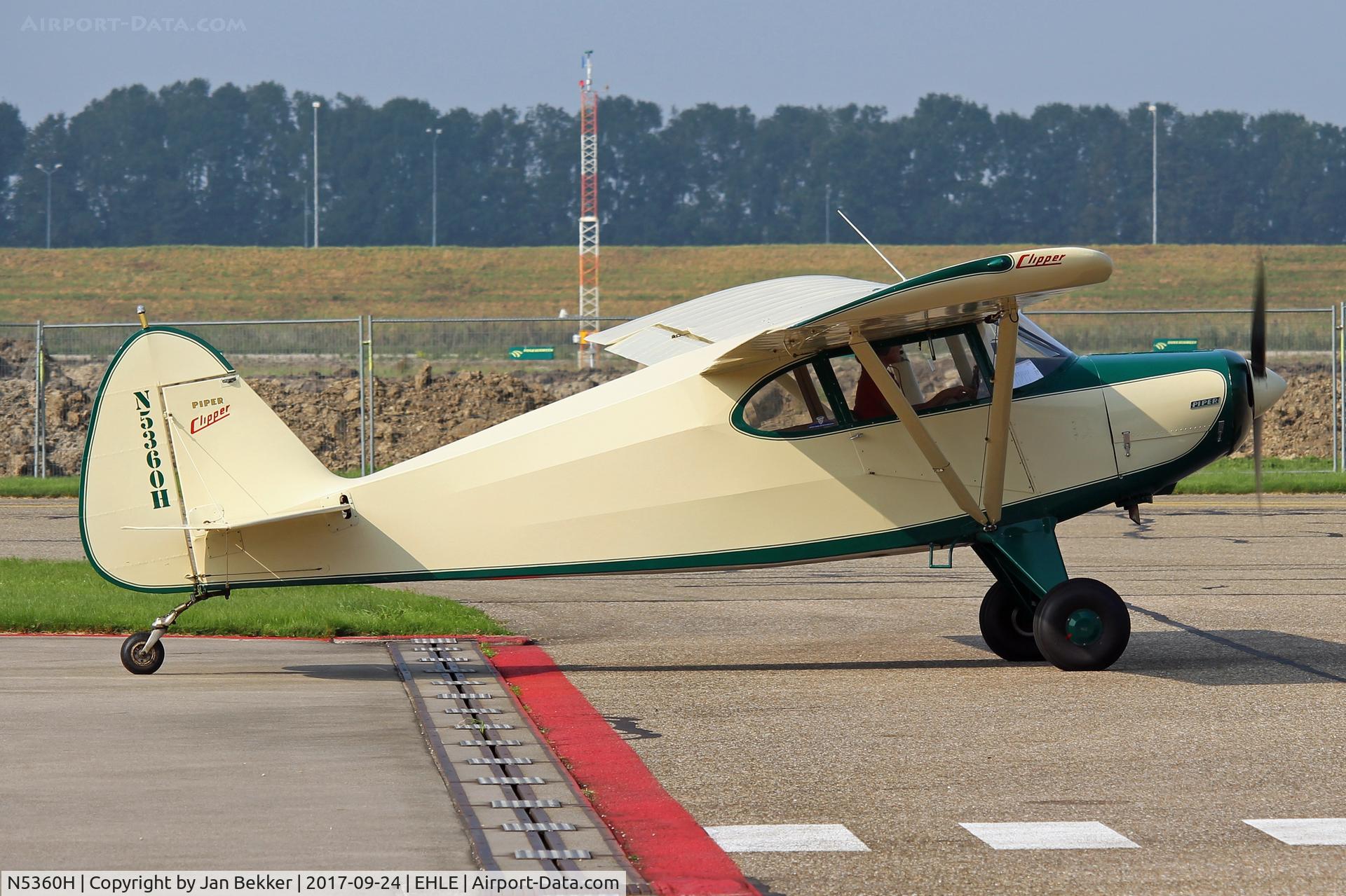 N5360H, 1949 Piper PA-16 Clipper C/N 16-167, Lelystad Airport