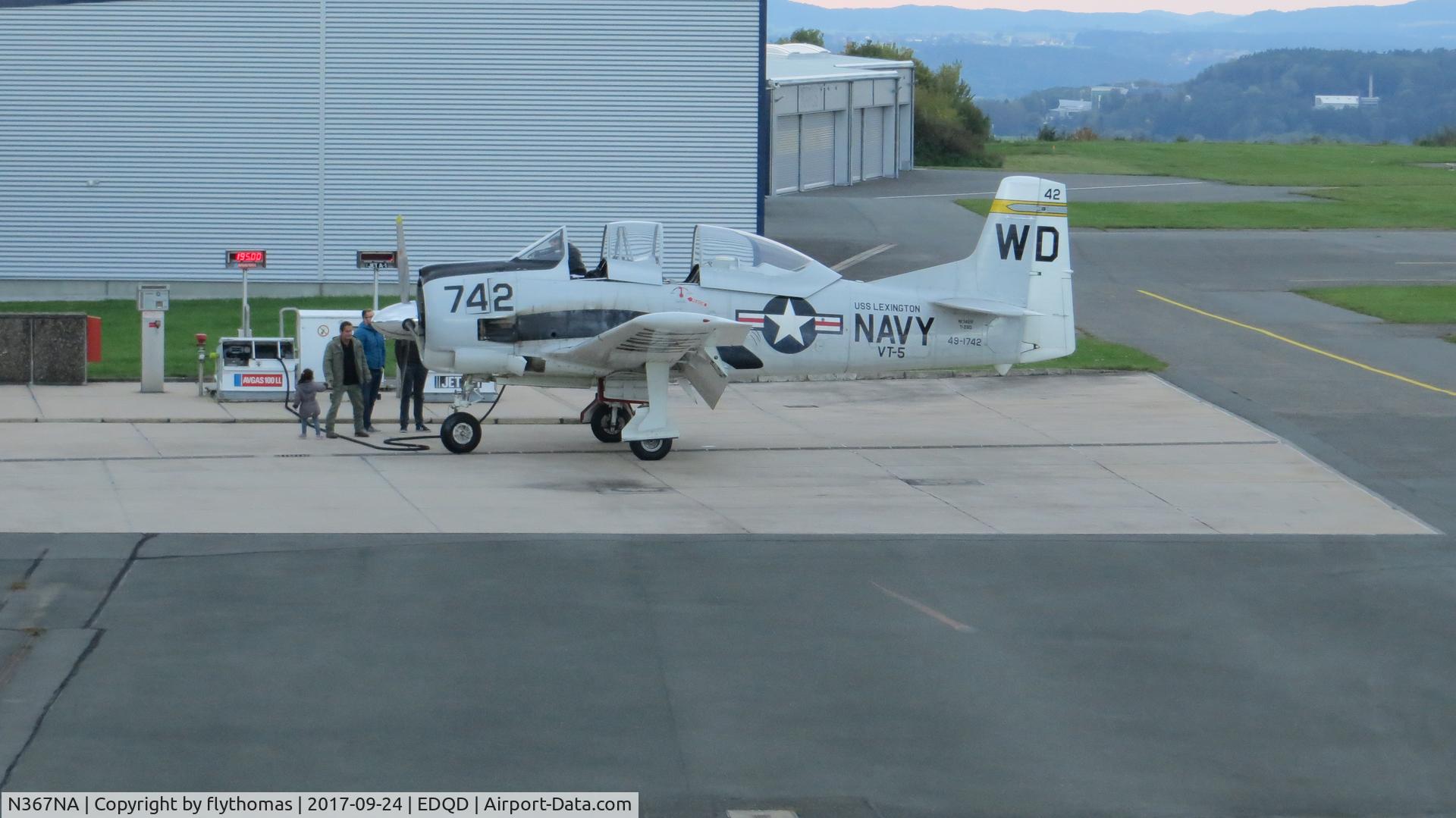N367NA, 1950 North American T-28A Trojan C/N 174-367, North American T-28 Bayreuth Airport