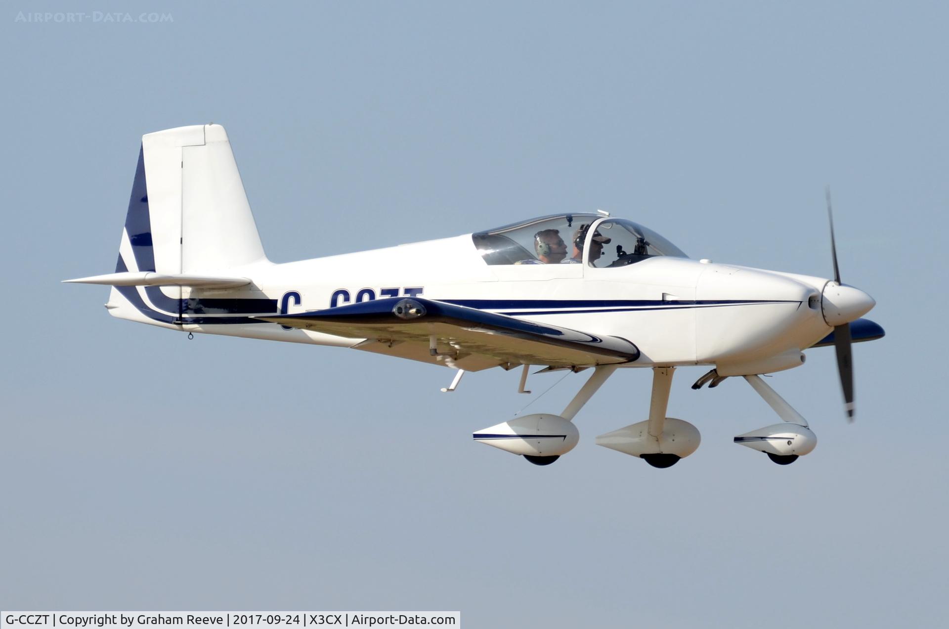 G-CCZT, 2004 Vans RV-9A C/N PFA 320-13777, Landing at Northrepps.