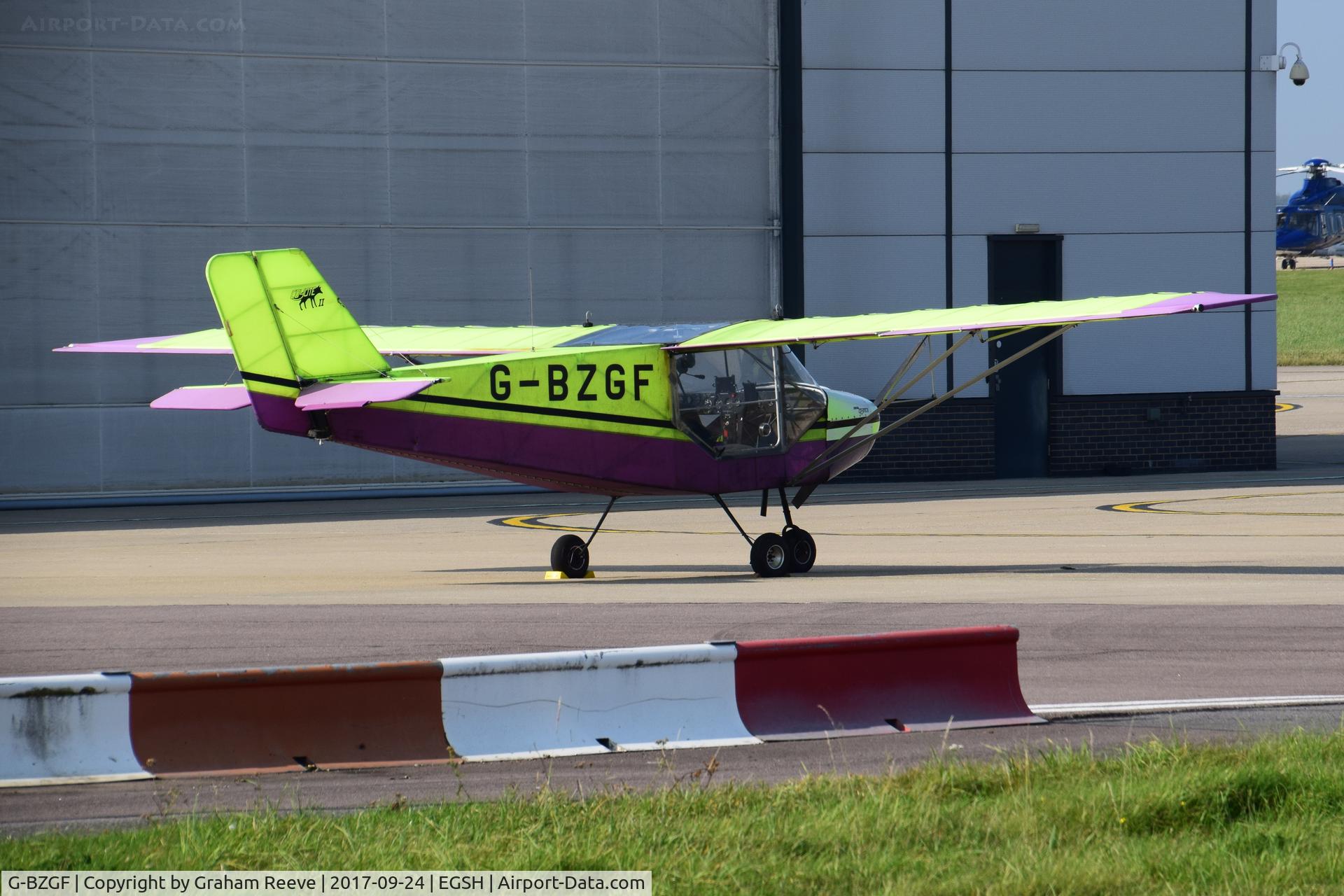 G-BZGF, 2000 Rans S-6ES Coyote II C/N PFA 204-13594, Parked at Norwich.