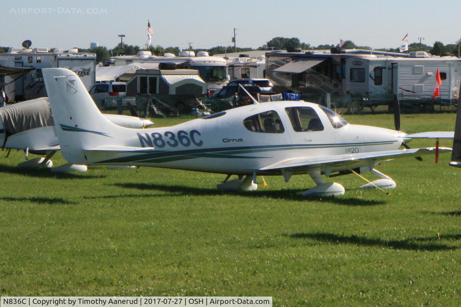 N836C, 2003 Cirrus SR20 C/N 1289, 2003 Cirrus SR20, c/n: 1289