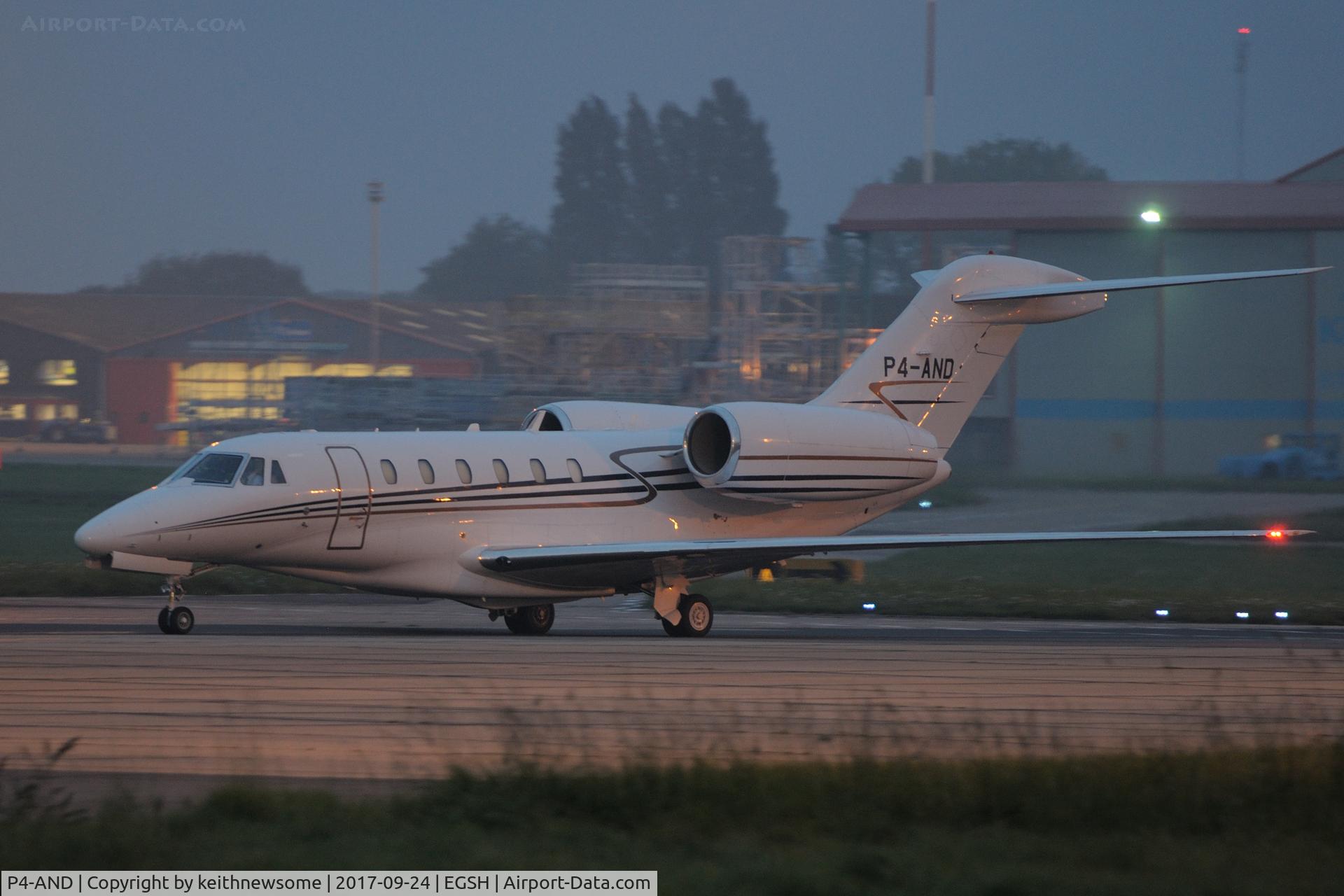 P4-AND, 1999 Cessna 750 Citation X Citation X C/N 750-0075, Nice late visitor.