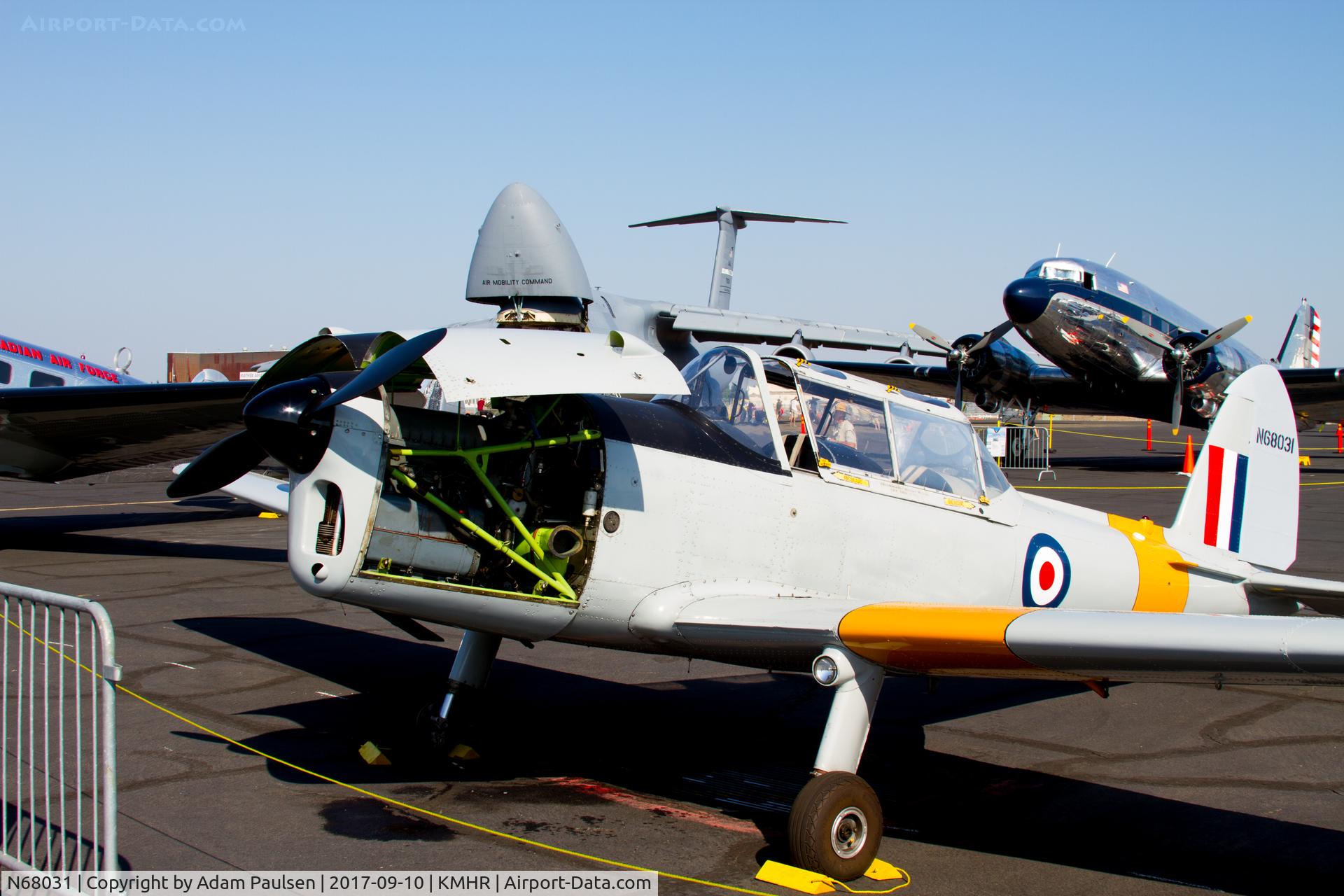 N68031, 1950 De Havilland DHC-1 Chipmunk T.10 C/N C1/0132, DHC-1 Chipmunk at the California Capital Airshow, 2017.