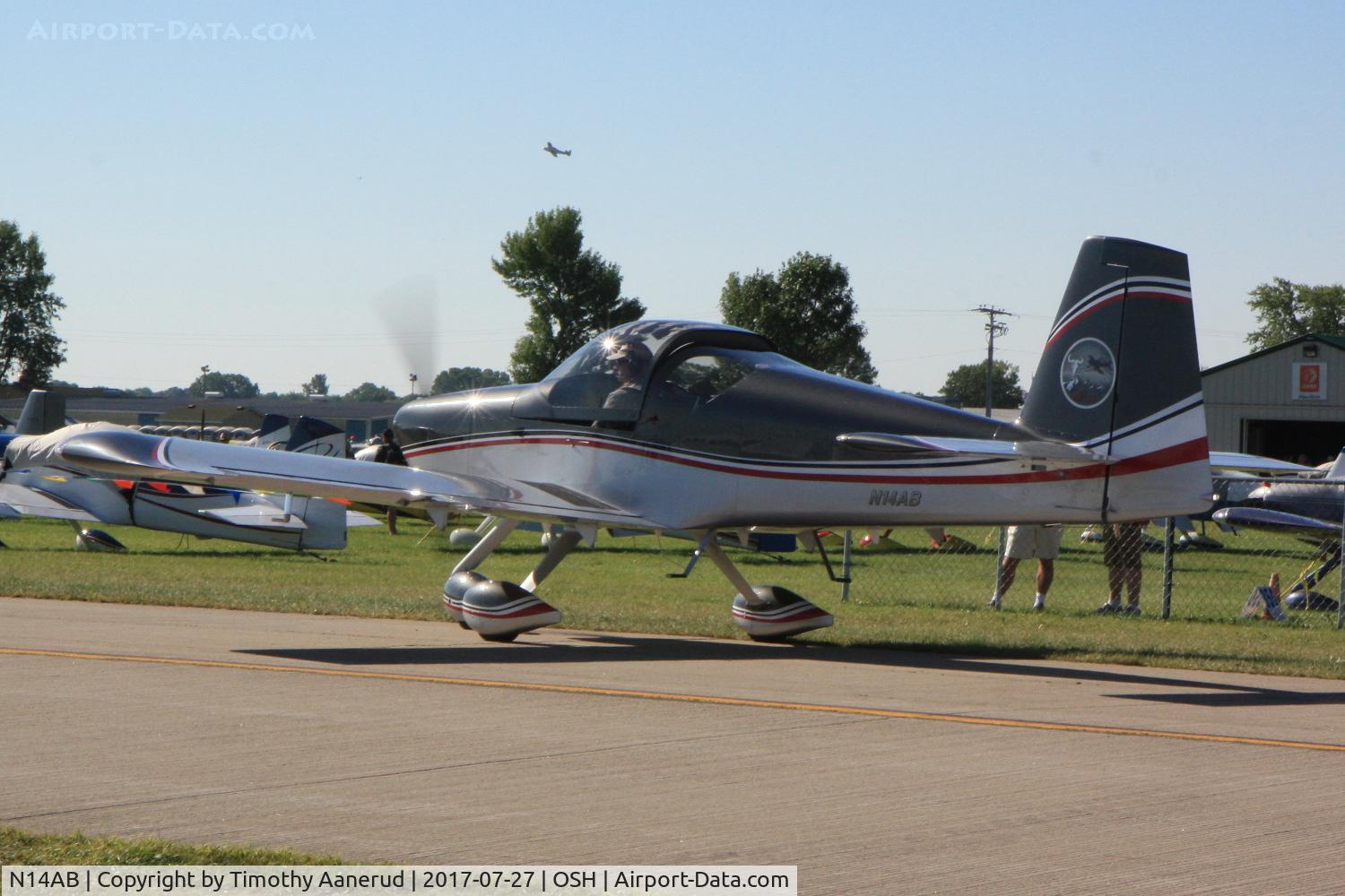 N14AB, 2017 Vans RV-14 C/N 140225, 2017 VANS AIRCRAFT INC RV-14, c/n: 140225