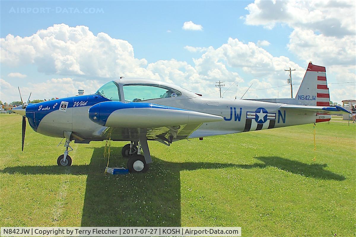 N842JW, 1949 Ryan Navion L-17B C/N NAV-4-1639, At 2017 EAA AirVenture at Oshkosh