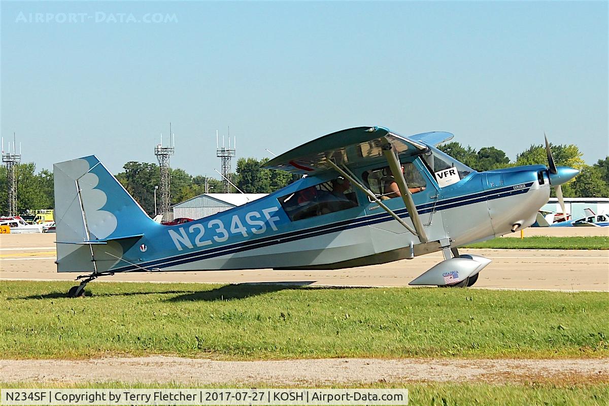N234SF, 1999 American Champion 7GCBC C/N 1278-99, At 2017 EAA AirVenture at Oshkosh