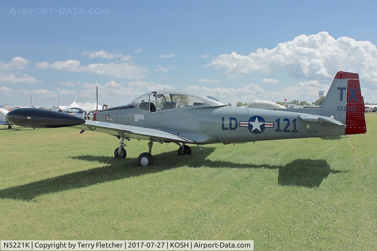 N5221K, 1950 Ryan Navion B C/N NAV-4-2121B, At 2017 EAA AirVenture at Oshkosh