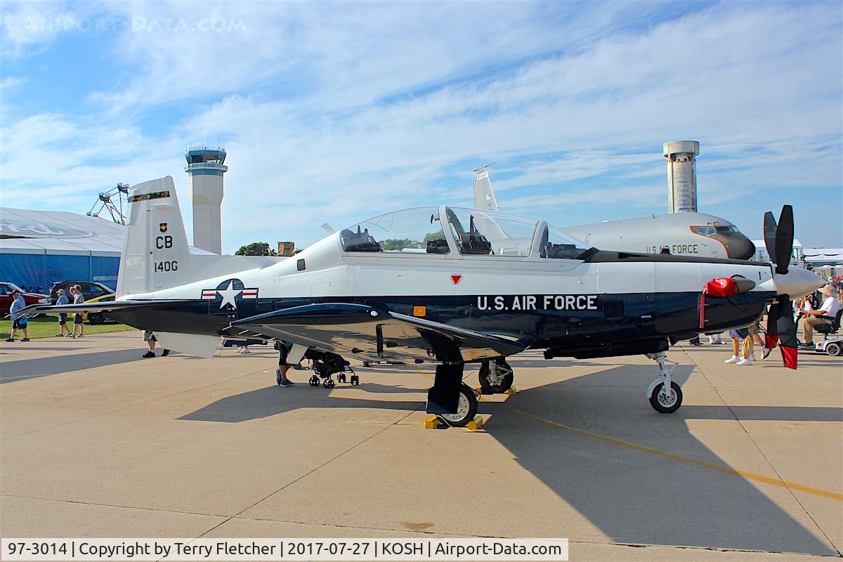 97-3014, 1997 Raytheon T-6A Texan II C/N PT-18, At 2017 EAA AirVenture at Oshkosh