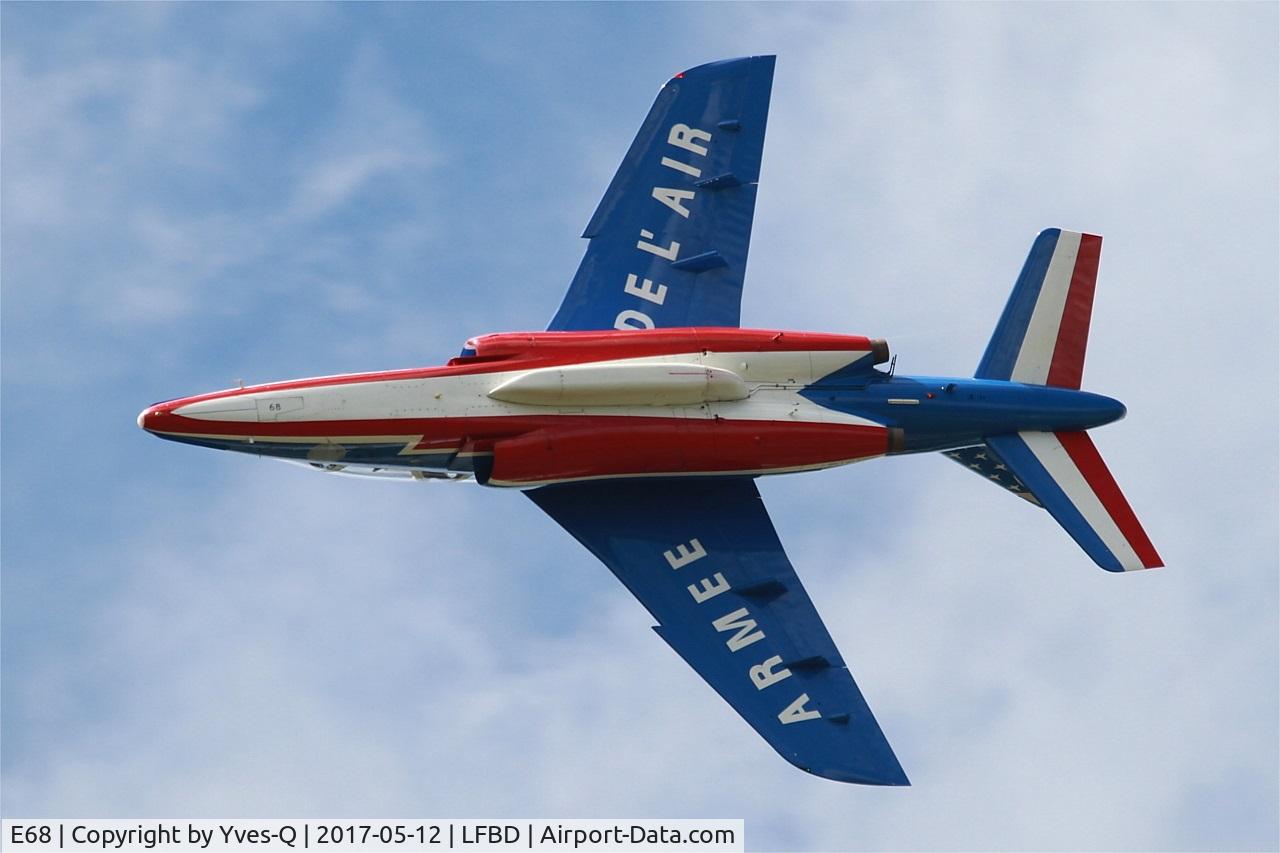 E68, Dassault-Dornier Alpha jet E C/N E68, Dassault-Dornier Alpha Jet E (F-TEMO), Athos 08 of Patrouille de France 2017, Bordeaux-Mérignac Air Base 106 (LFBD-BOD) Open day 2017