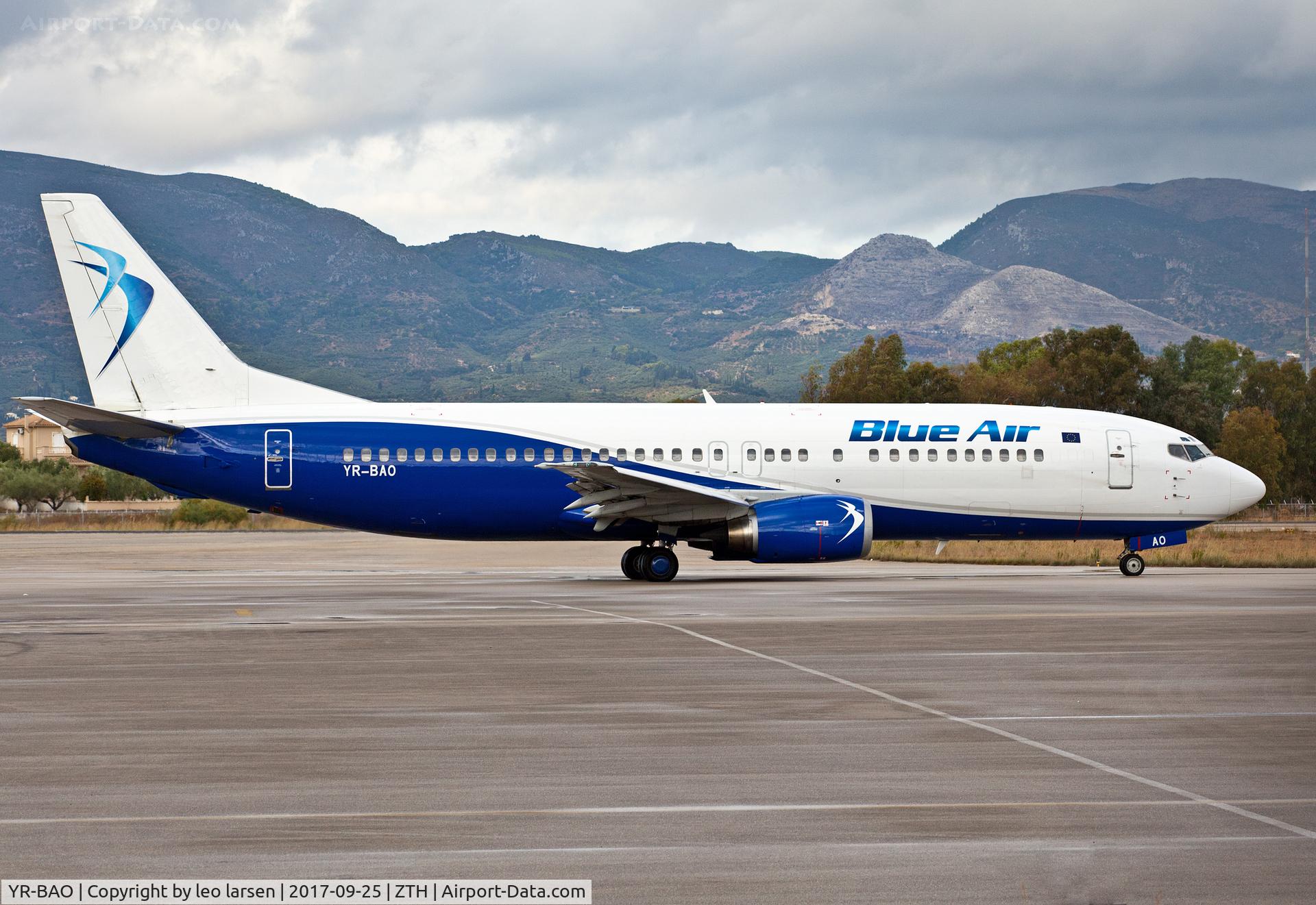 YR-BAO, 1991 Boeing 737-42C C/N 24813, Zakynthos Greece 25.9.2017