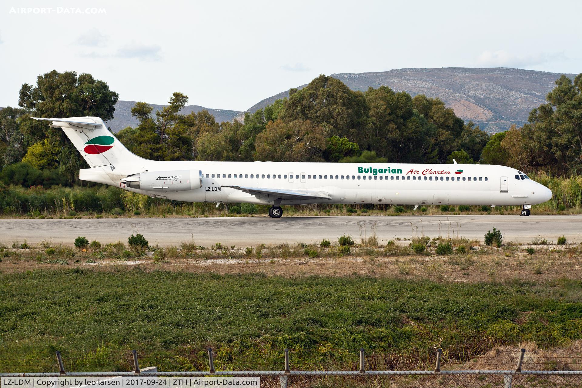LZ-LDM, 1994 McDonnell Douglas MD-82 (DC-9-82) C/N 53228/2104, Zakynthos Greece 24.9.2017 start position R-34