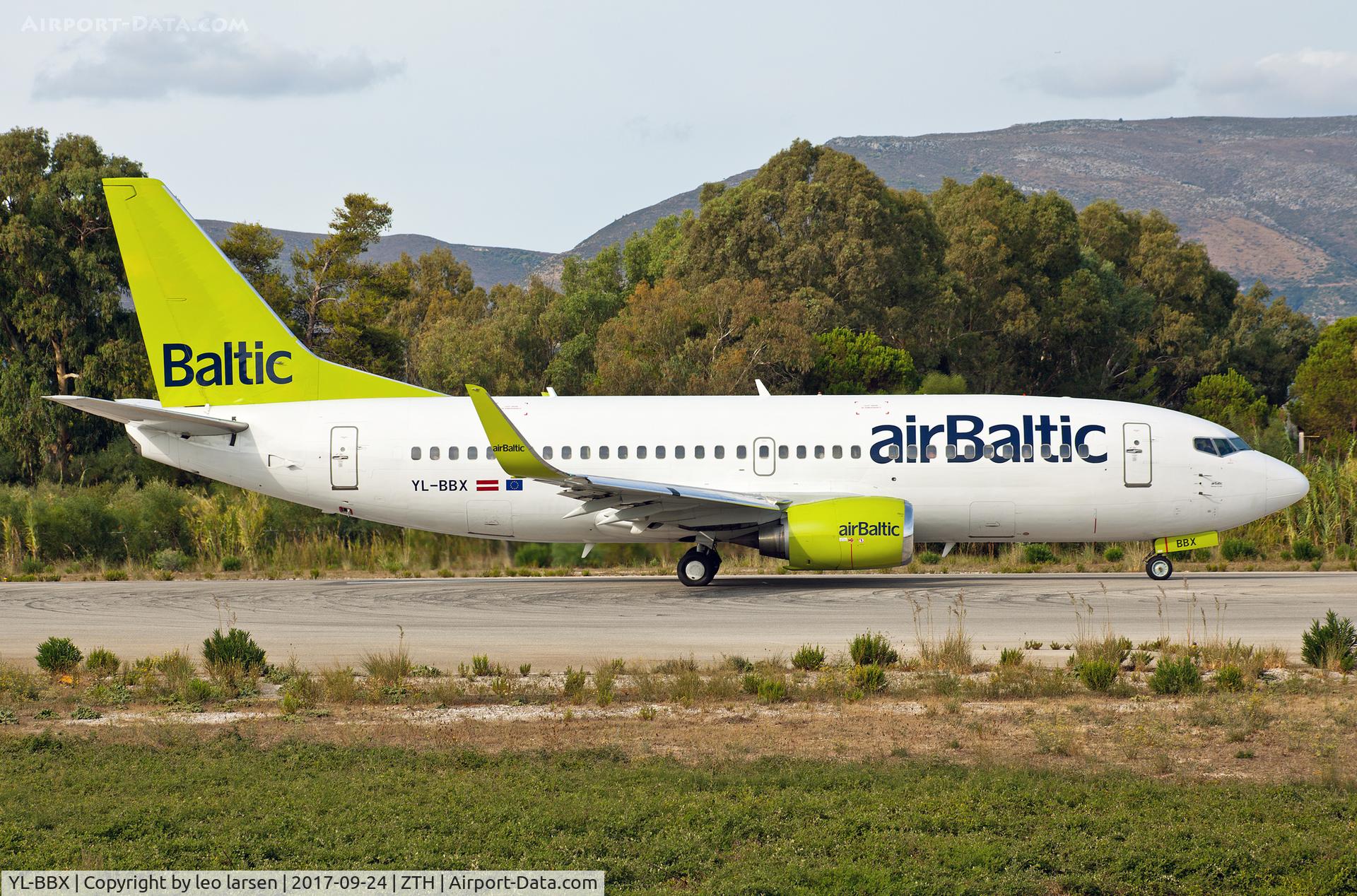 YL-BBX, 1999 Boeing 737-36Q C/N 30334, Zakynthos Greece 24.9.2017
