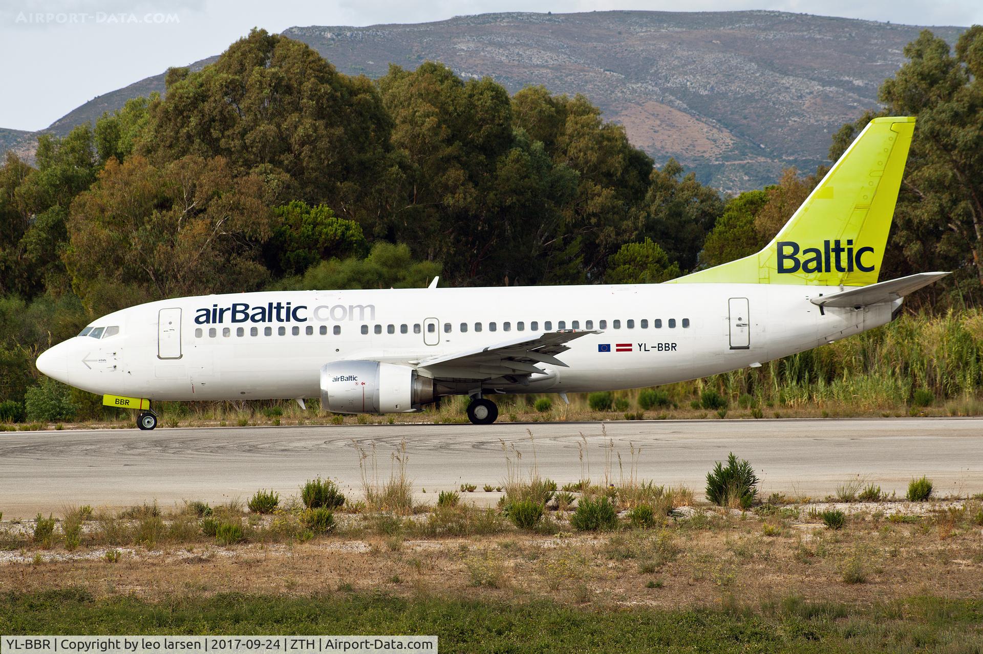 YL-BBR, 1998 Boeing 737-31S C/N 29266, Zakynthos Greece 24.9.2017