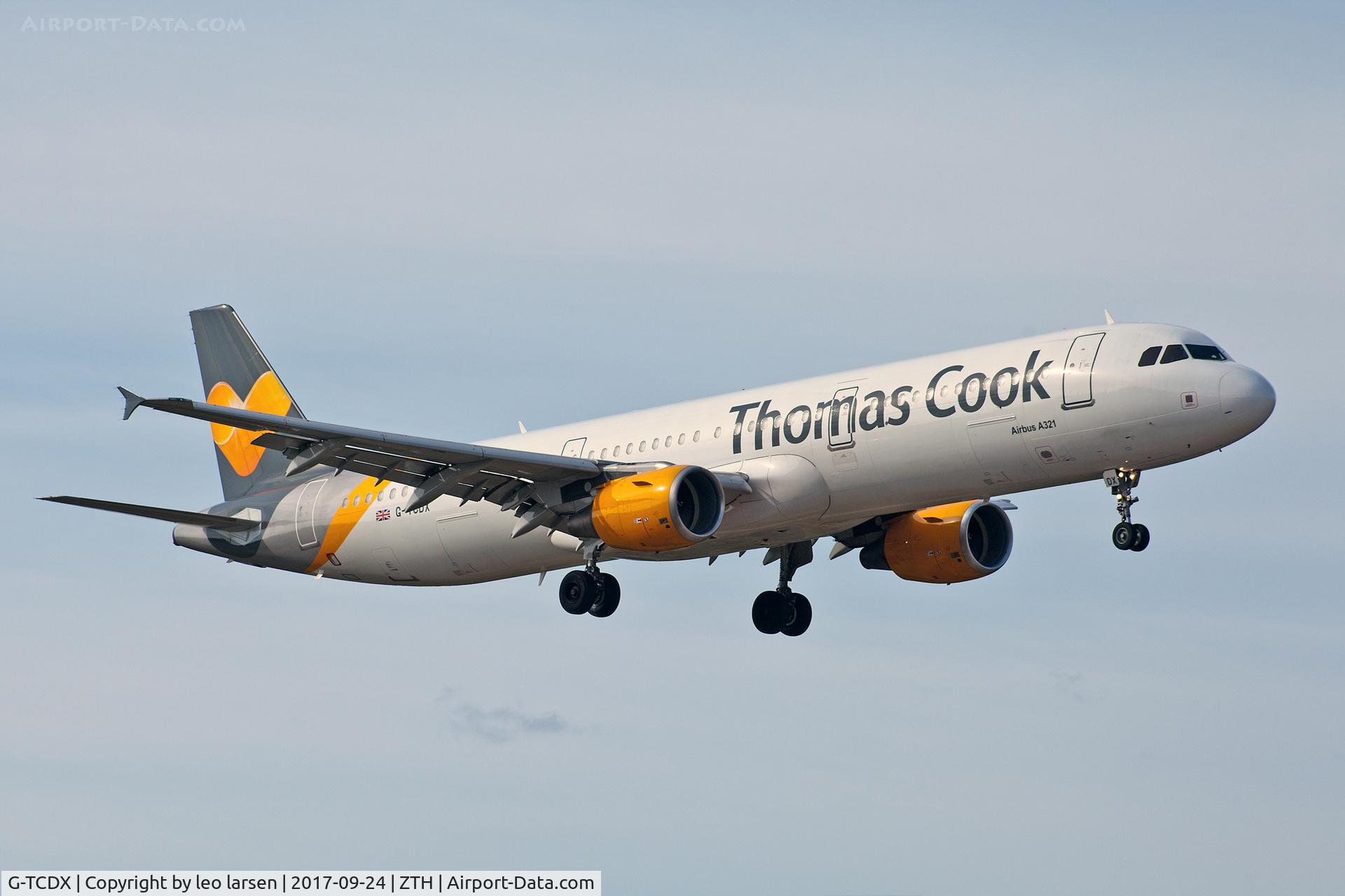 G-TCDX, 2002 Airbus A321-211 C/N 1887, Zakynthos Greece 24.9.2017 short final to R-34