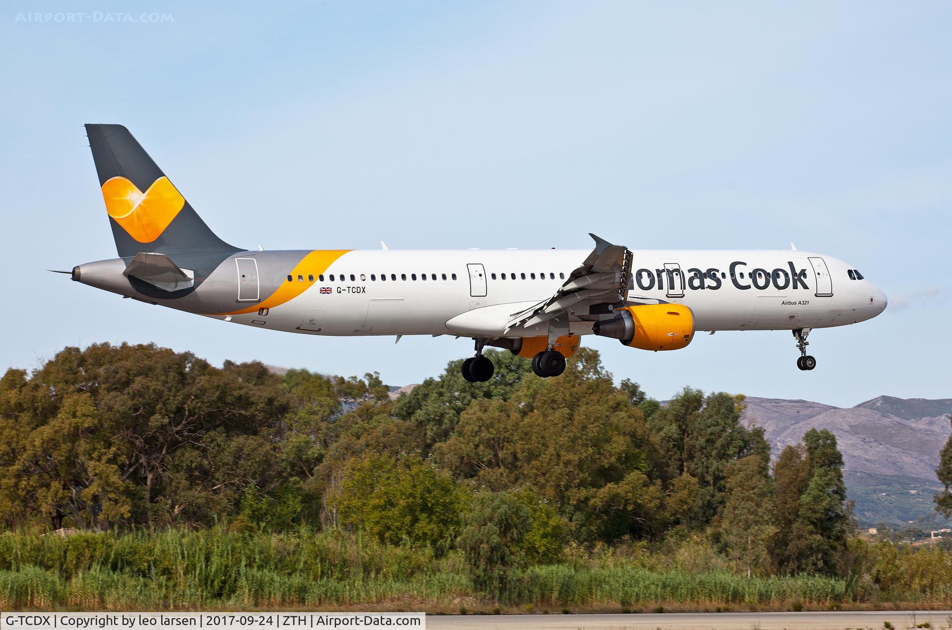 G-TCDX, 2002 Airbus A321-211 C/N 1887, Zakynthos Greece 24.9.2017