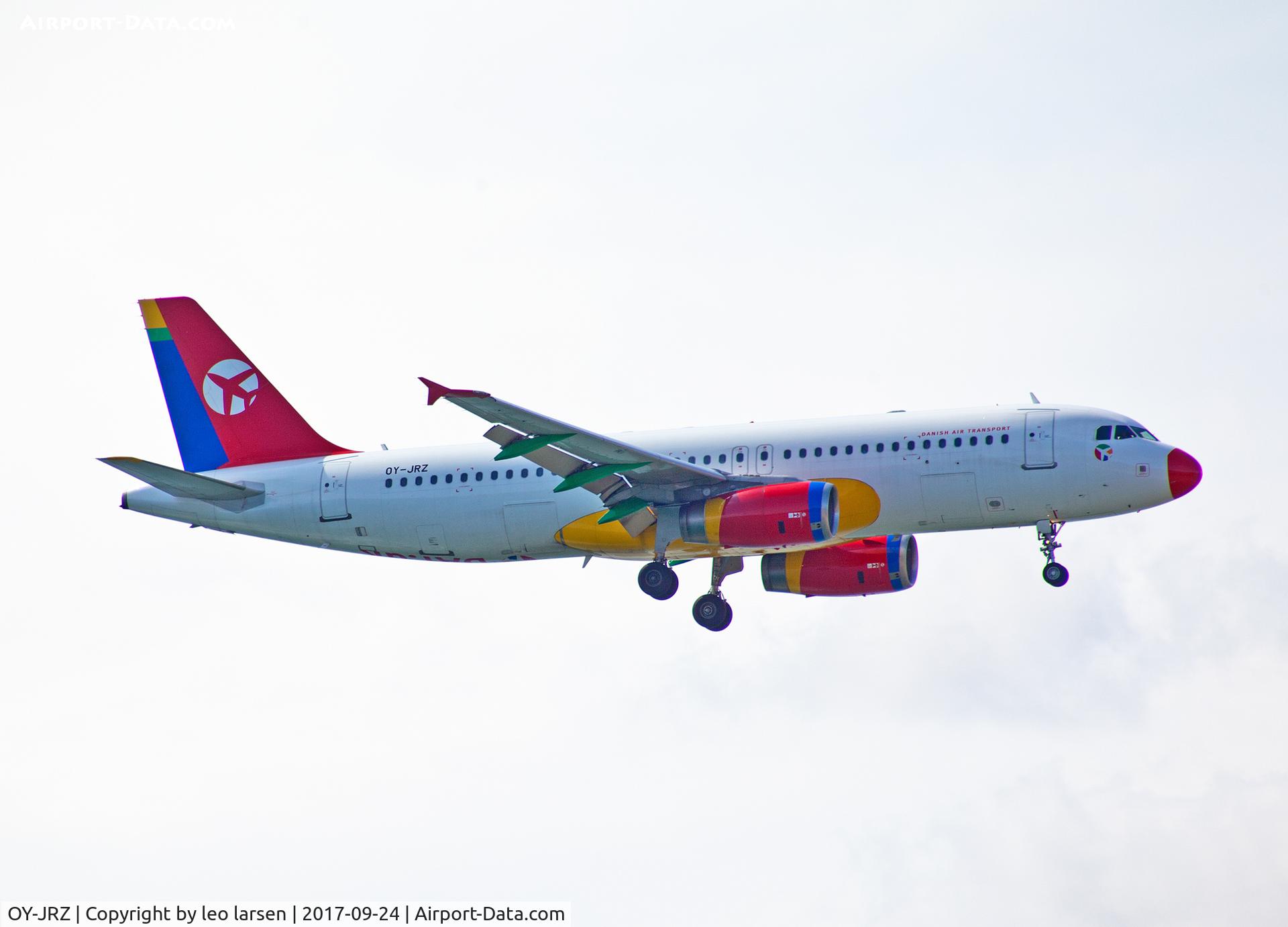 OY-JRZ, 2003 Airbus A320-233 C/N 2102, Zakynthos Greece 24.9.2017
