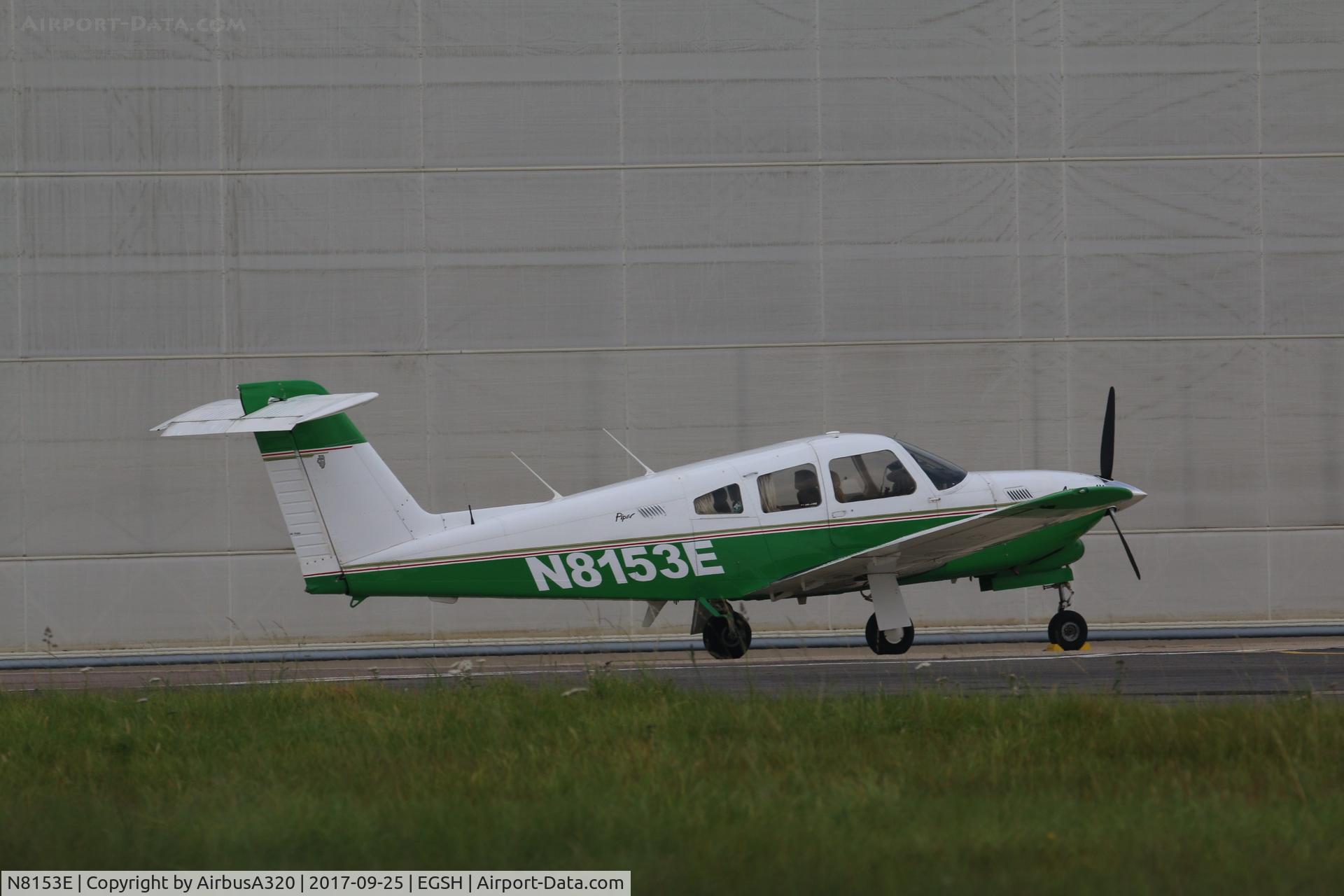 N8153E, 1981 Piper PA-28RT-201T Arrow IV C/N 28R-8131185, Colourful visitor to Norwich