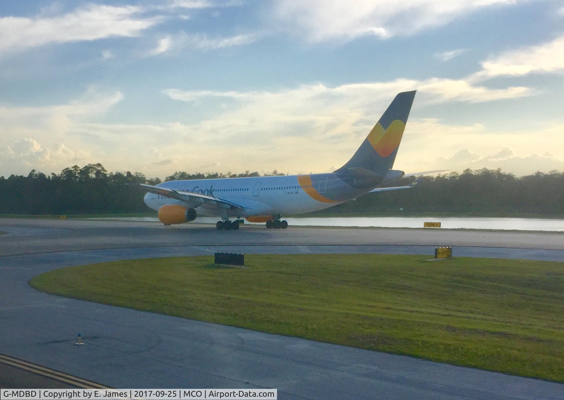 G-MDBD, 1999 Airbus A330-243 C/N 266, MCO waiting for takeoff
