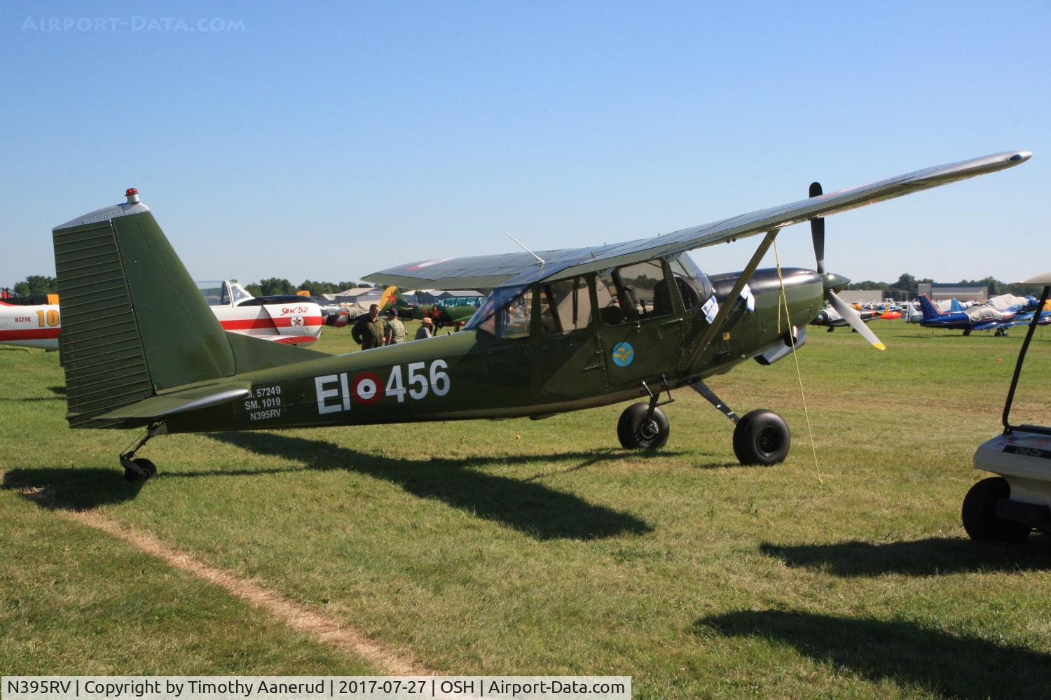 N395RV, 1974 SIAI-Marchetti SM-1019E C/N N.C.057, 1974 SIAI-Marchetti L1019, c/n: N.C.057