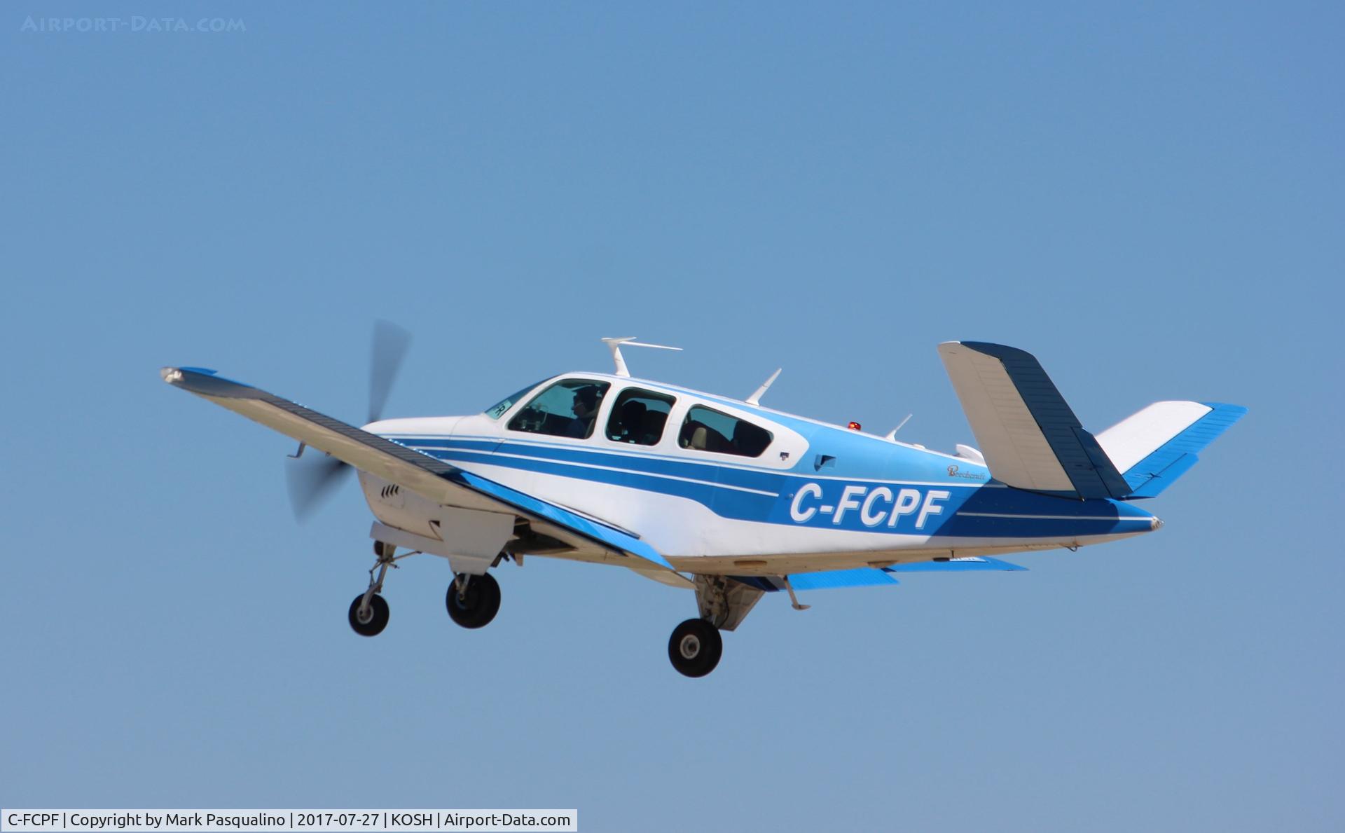 C-FCPF, 1977 Beech V35B Bonanza C/N D-10022, Beech V35B