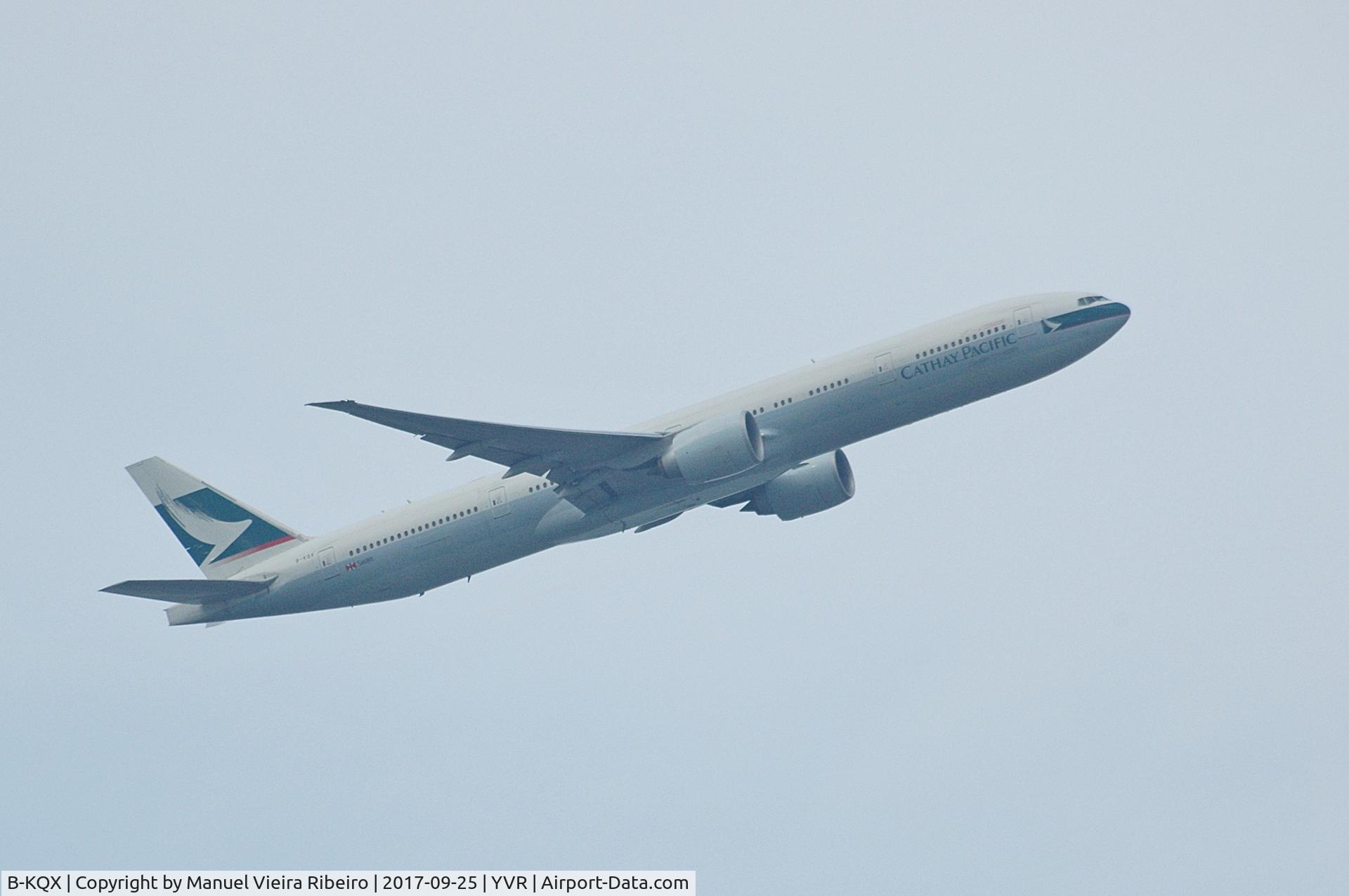 B-KQX, 2015 Boeing 777-367/ER C/N 60725, CX837 to HKG