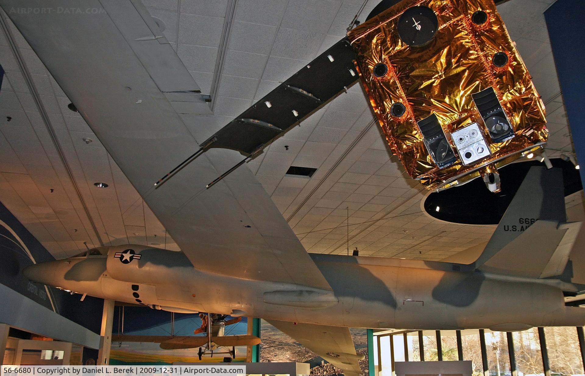56-6680, 1957 Lockheed U-2C C/N 347, Spyplane soaring over the NASM lobby