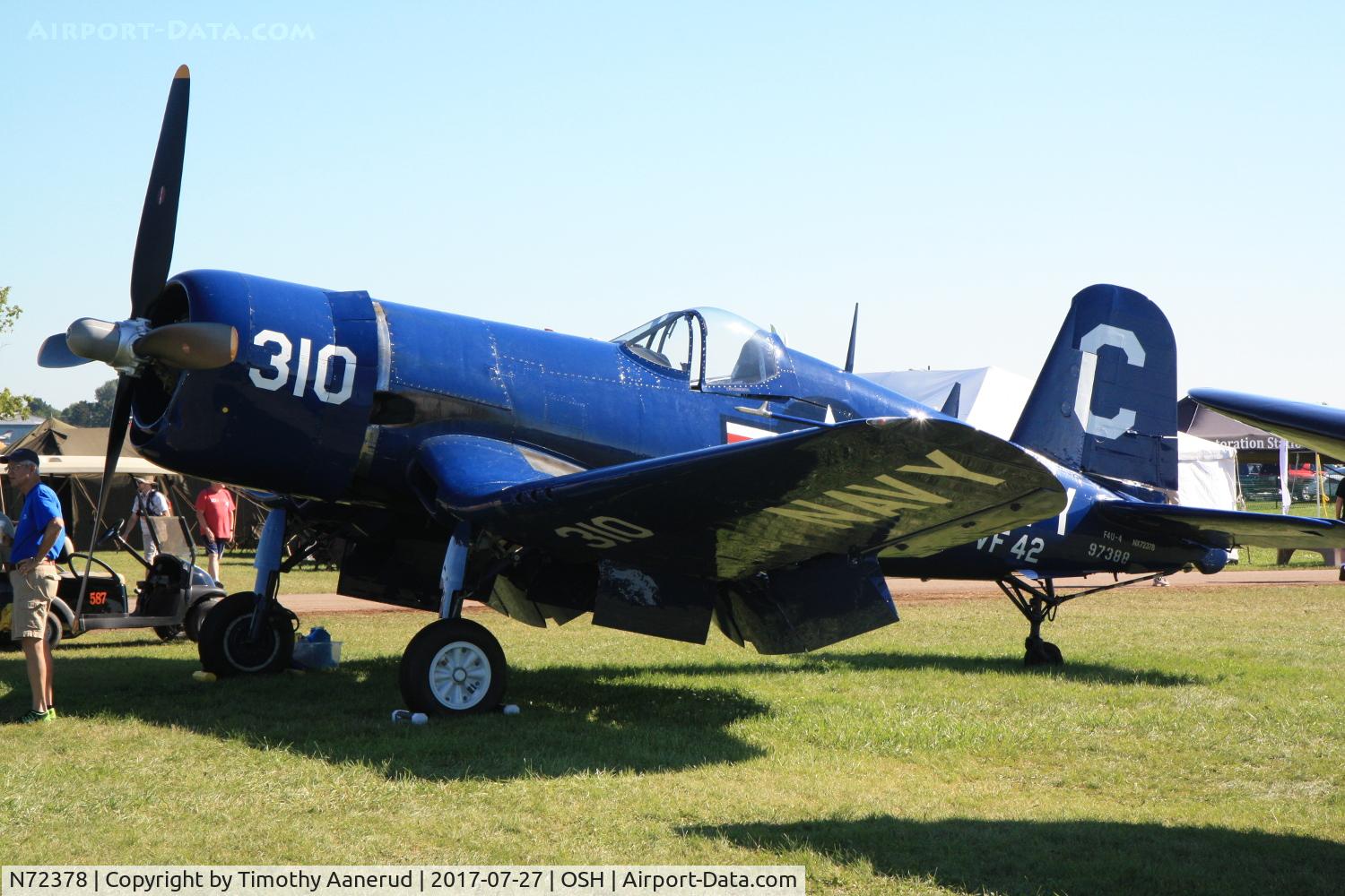 N72378, 1946 Vought F4U-4 Corsair C/N 9542, 1946 Vought F4U-4 Corsair, c/n: 9542