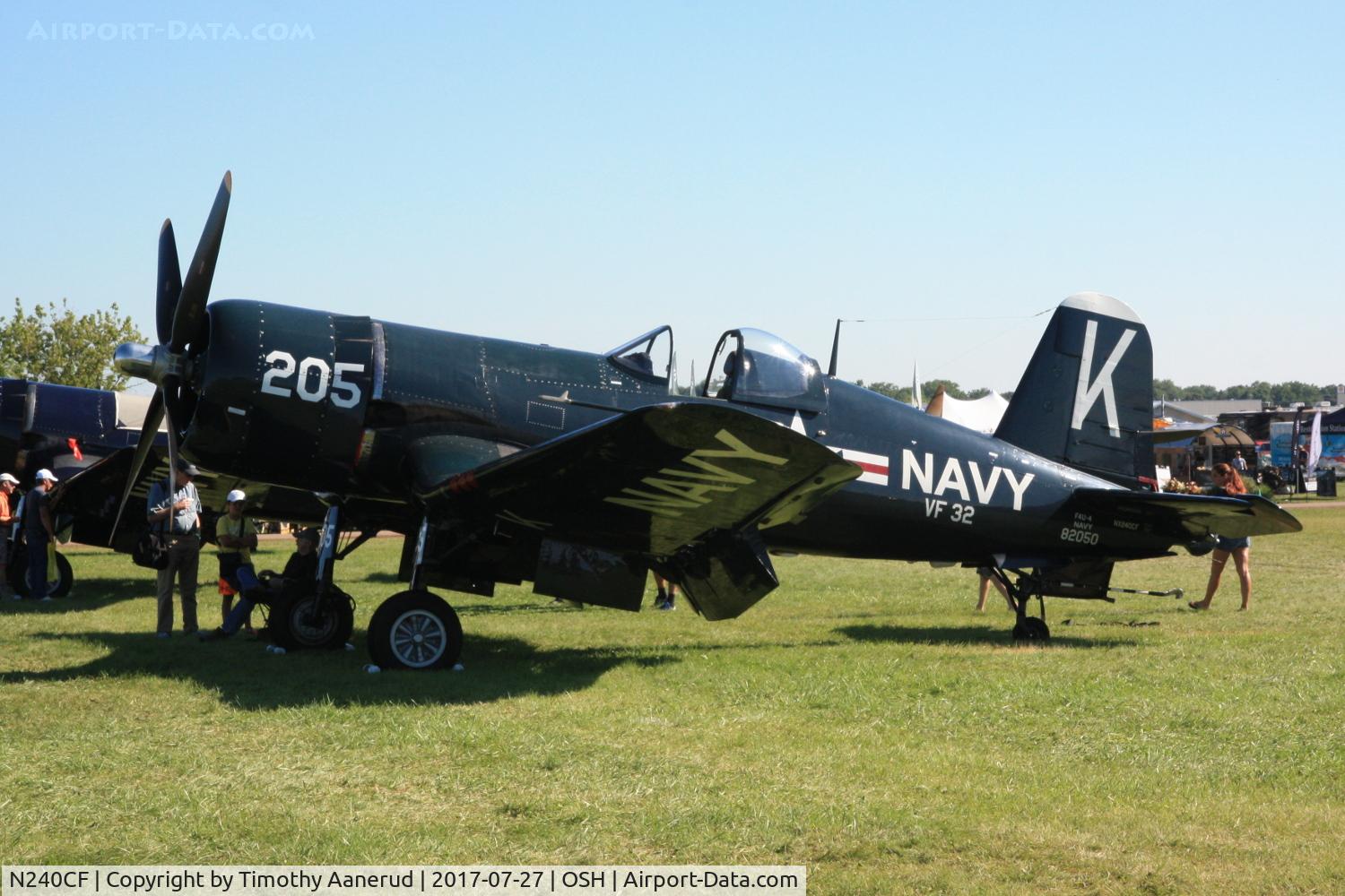 N240CF, 1945 Vought F4U-4 Corsair C/N 9513, 1945 Vought F4U-4 Corsair, c/n: 9513