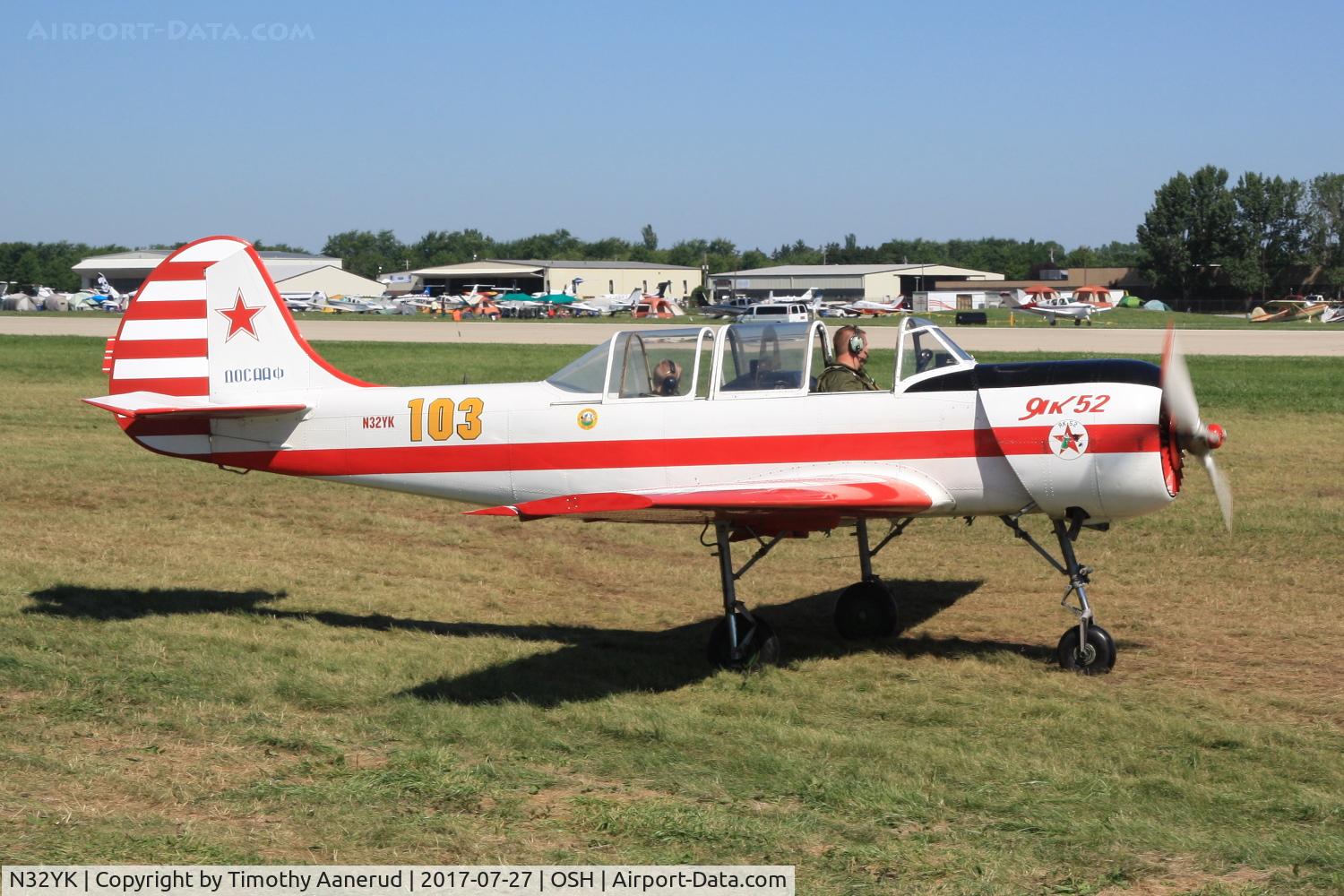 N32YK, 1986 Yakovlev Yak-52 C/N 866907, 1986 Yakovlev Yak-52, c/n: 866907