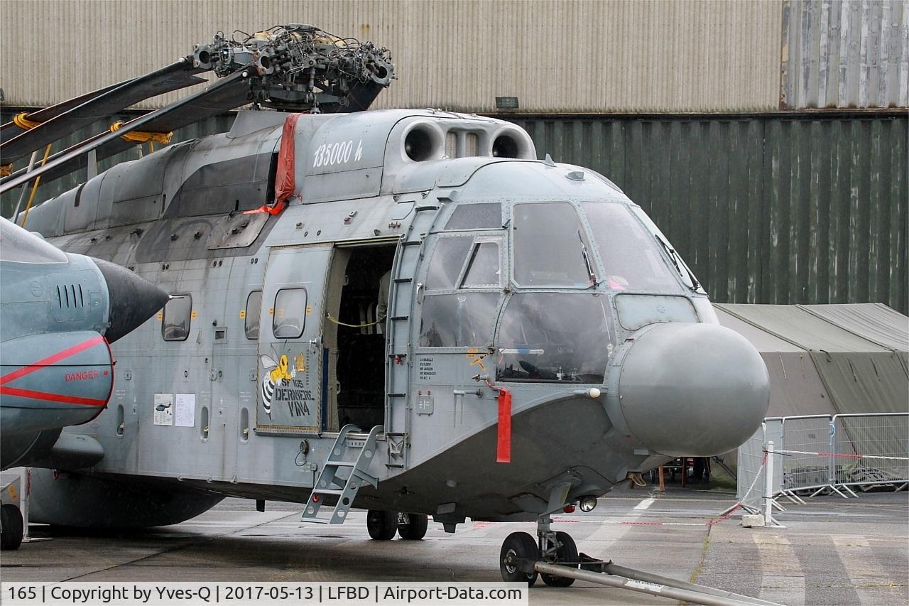 165, Aerospatiale SA-321G Super Frelon C/N 165, Aérospatiale SA-321G Super Frelon, Preserved  at C.A.E.A museum, Bordeaux-Merignac Air base 106 (LFBD-BOD)