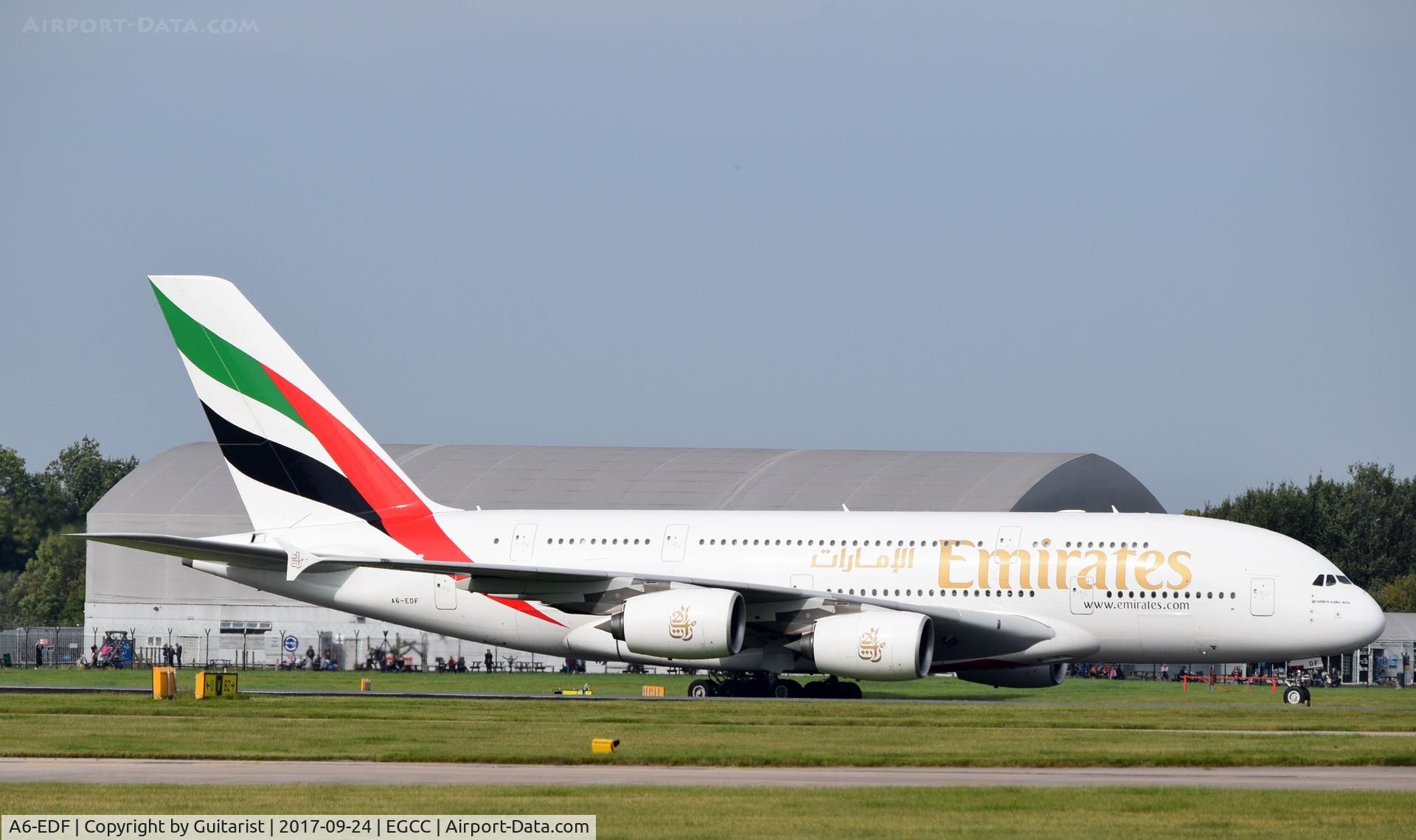 A6-EDF, 2006 Airbus A380-861 C/N 007, At Manchester