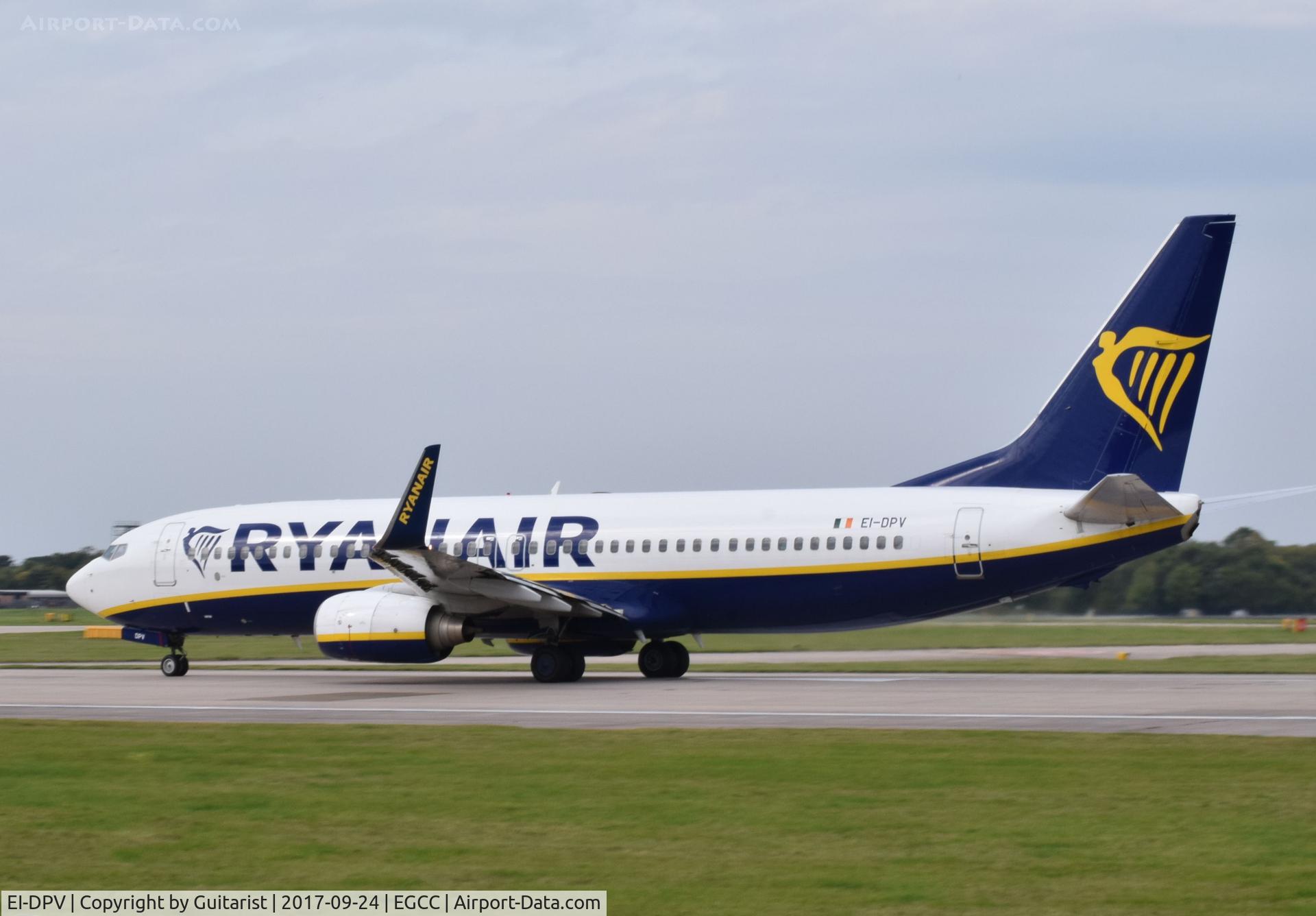 EI-DPV, 2007 Boeing 737-8AS C/N 35551, At Manchester