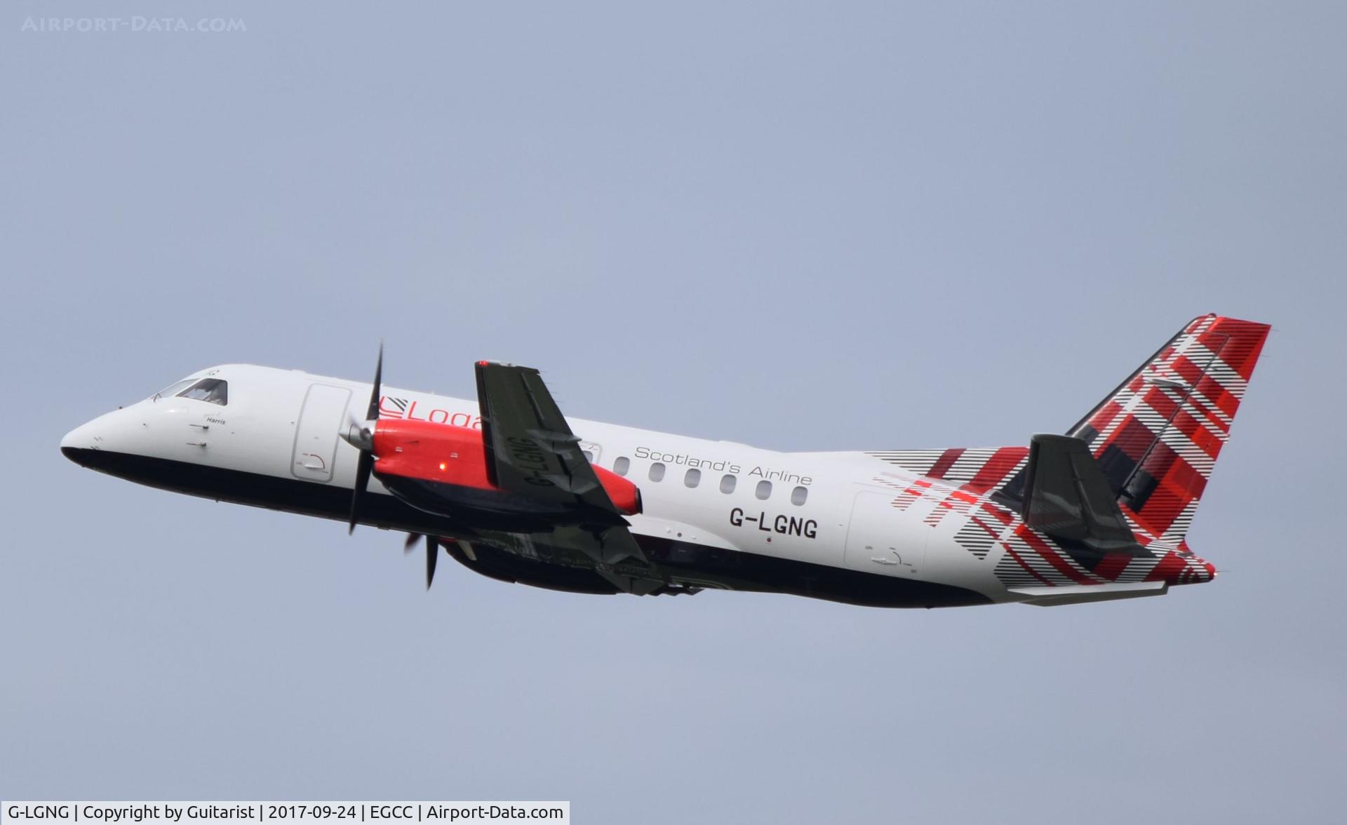 G-LGNG, 1992 Saab SF340B C/N 340B-327, At Manchester