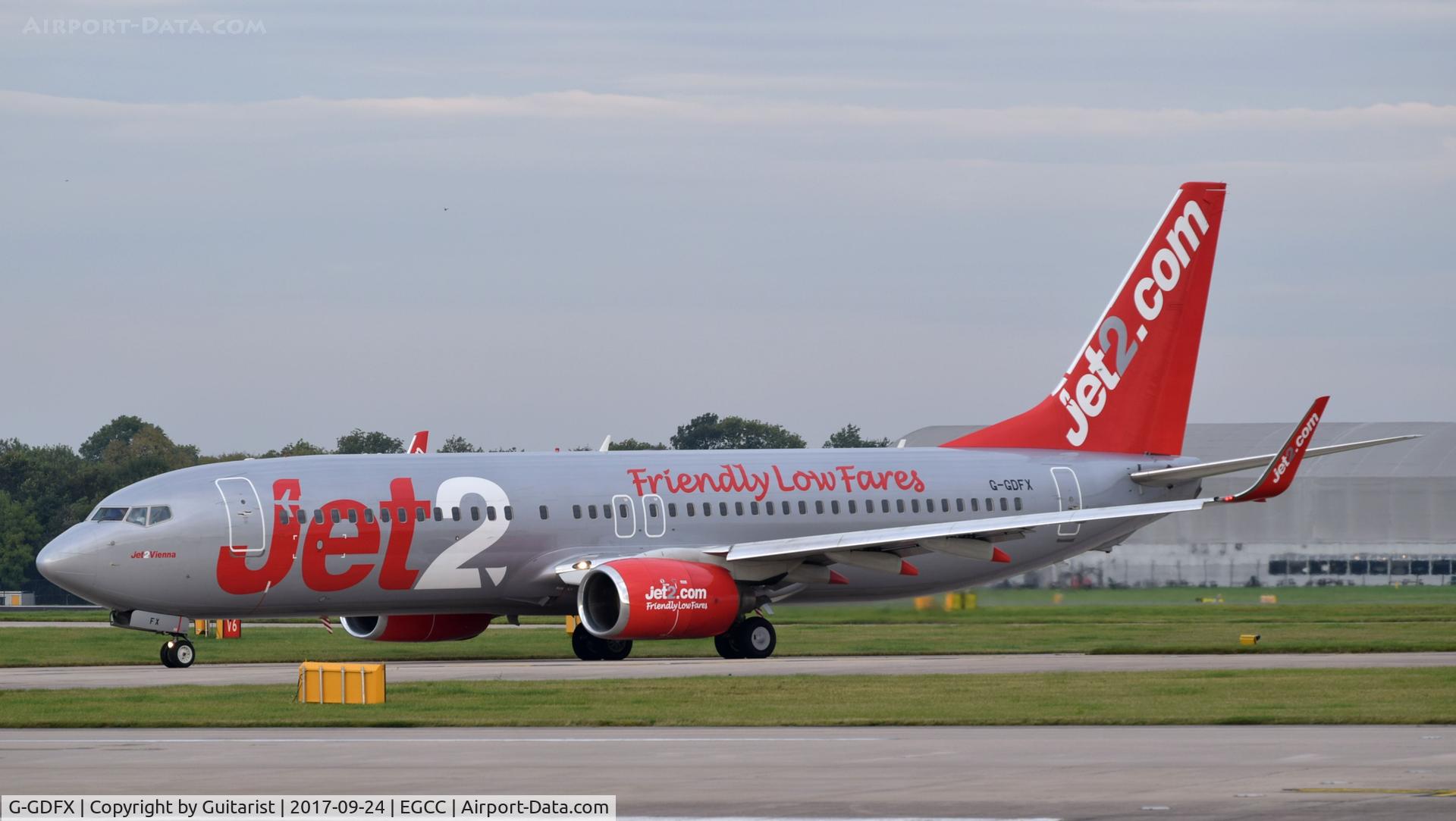 G-GDFX, 2000 Boeing 737-8K5 C/N 27987, At Manchester