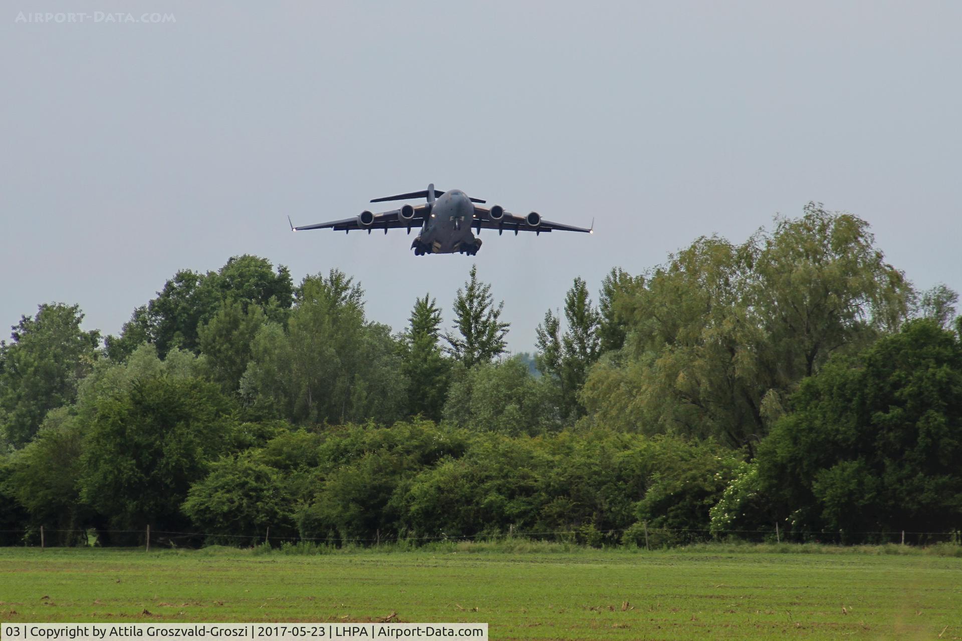 03, 2009 Boeing C-17A Globemaster III C/N F-211, Pápa Air Base, Hungary