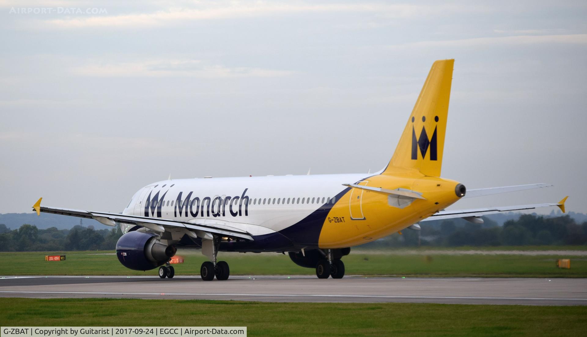 G-ZBAT, 2007 Airbus A320-214 C/N 3278, At Manchester