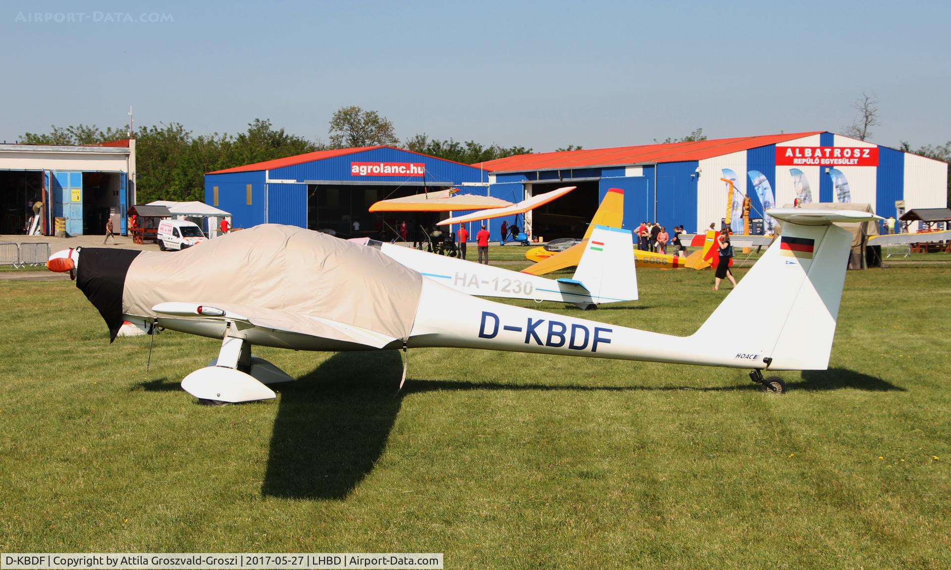 D-KBDF, 1994 Hoffmann HK-36R Super Dimona C/N 36397, Börgönd Airport, Hungary