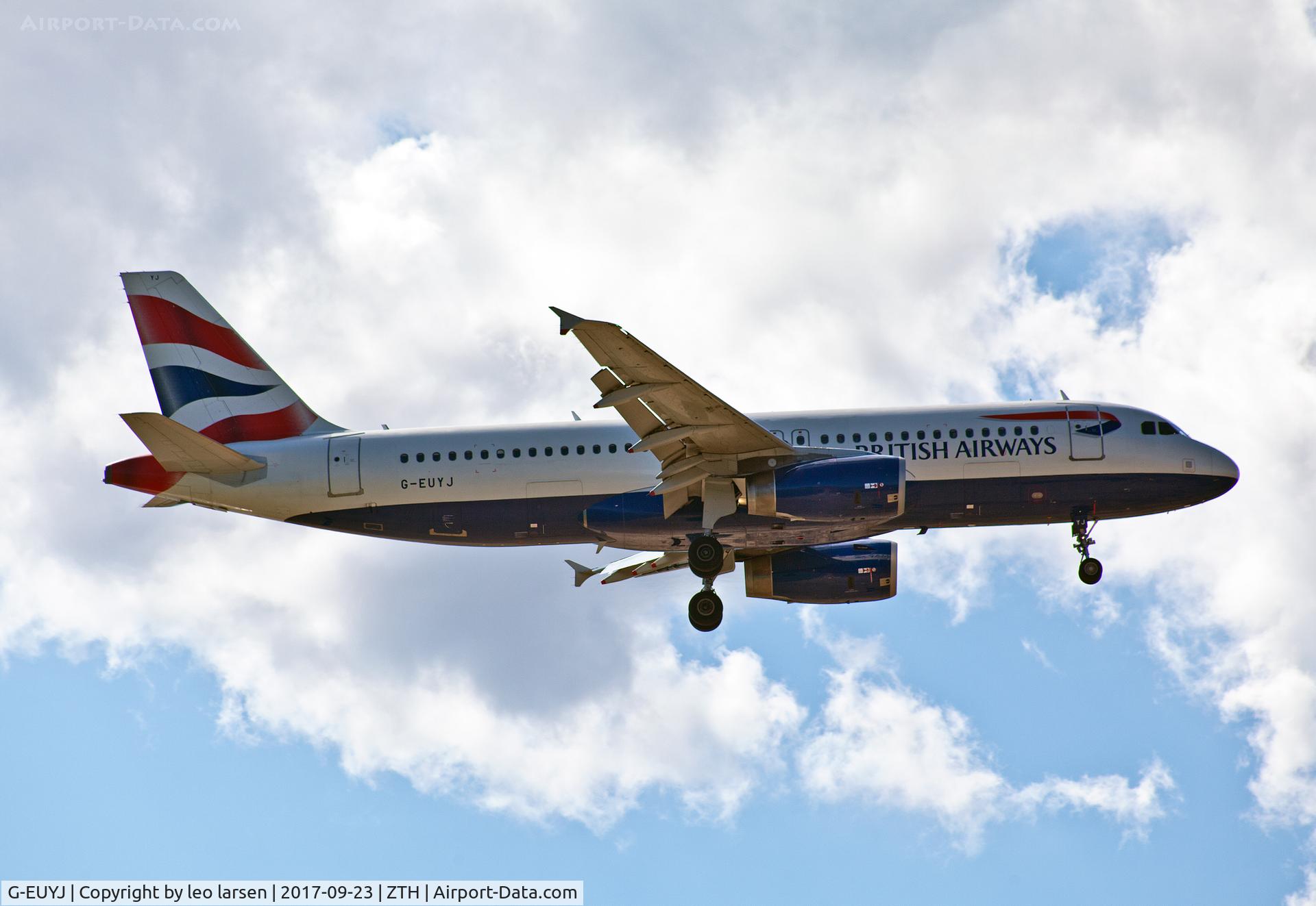 G-EUYJ, 2010 Airbus A320-232 C/N 4464, Zakynthos Greece 23.9.2017